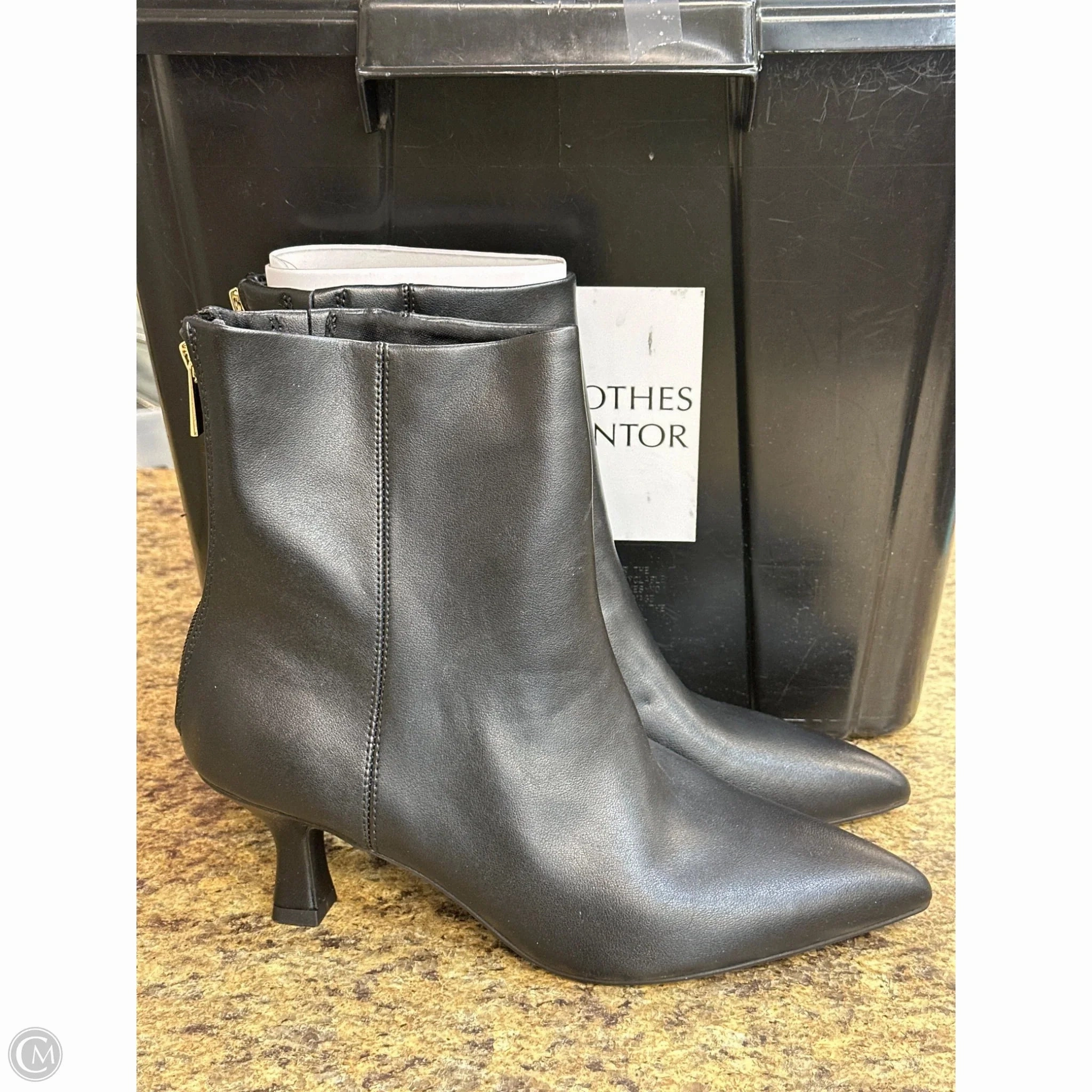 Seamless Comfort Snow Trekker Durable Shell City Walking Boots Ankle Heels By Clothes Mentor In Black, Size: 9