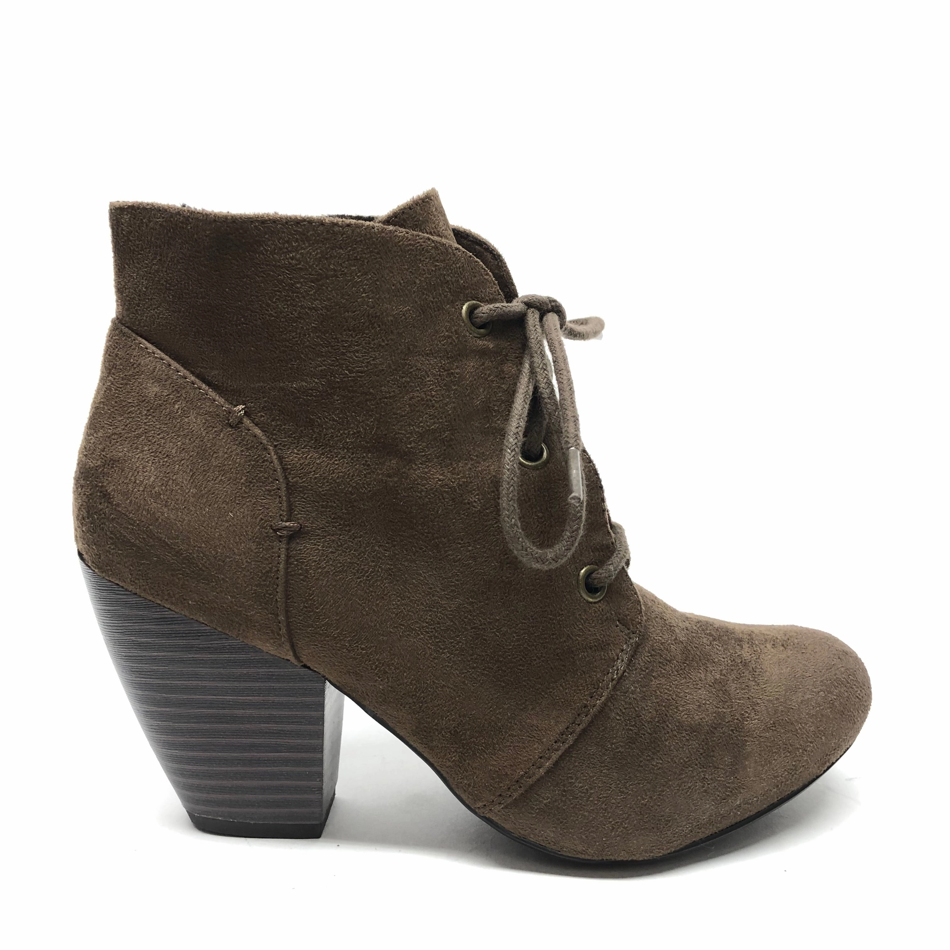 Boots Ankle Heels By Clothes Mentor In Brown, Size: 6.5 Eco Material Backcountry Camper