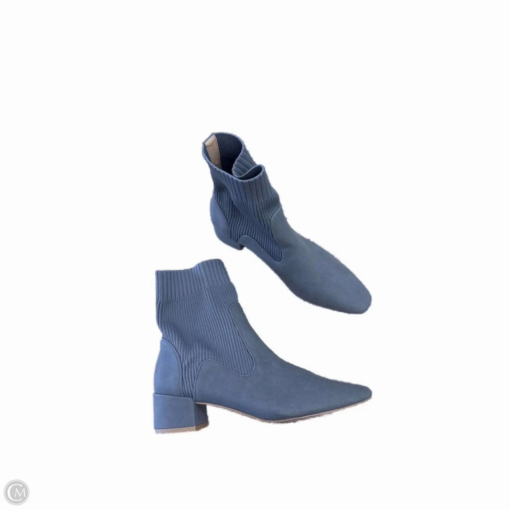 Boots Ankle Heels By Clothes Mentor In Grey, Size: 9 fashionable footwear