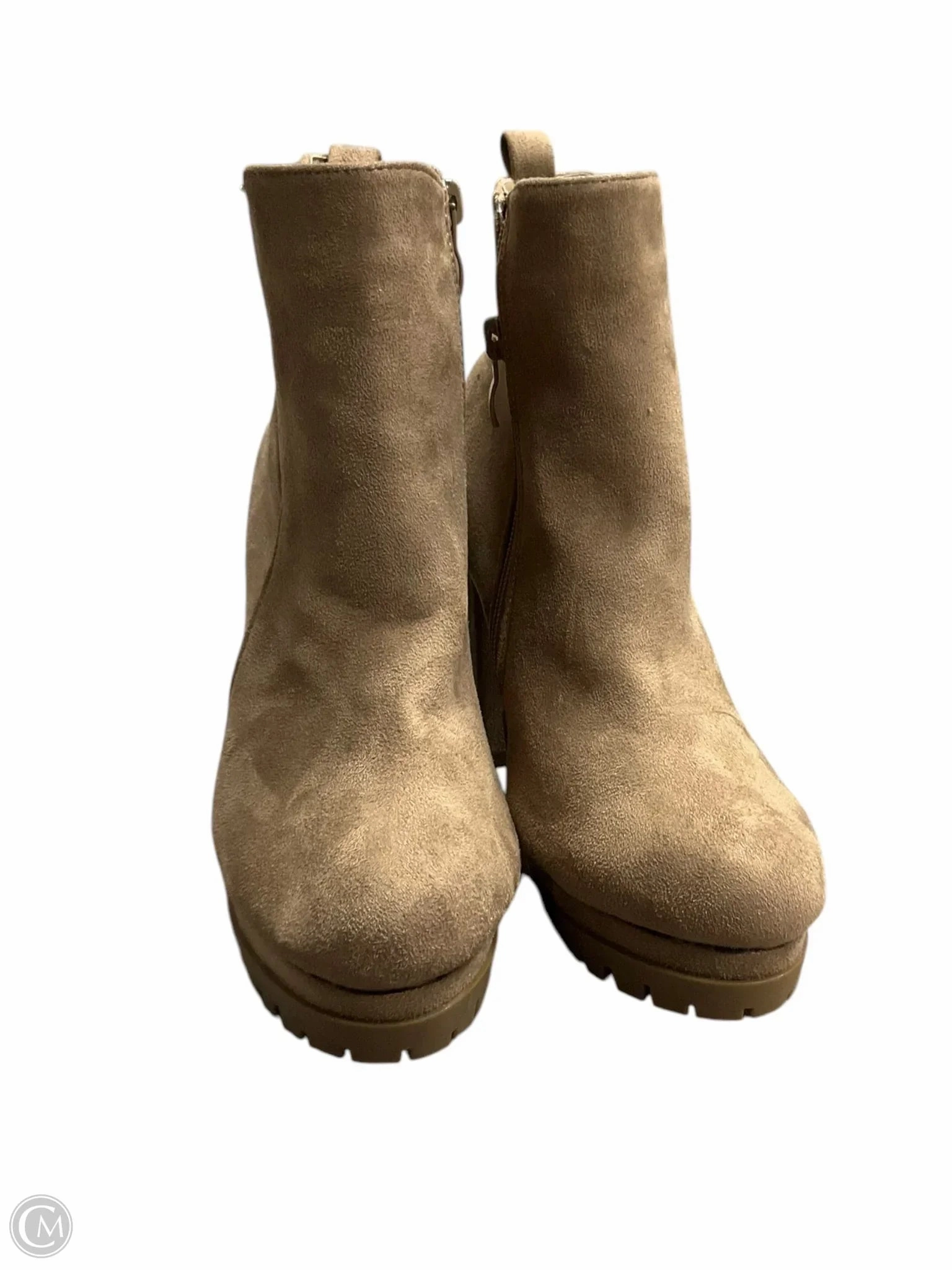 Boots Ankle Heels By Clothes Mentor In Tan, Size: 7 Feather Light Backcountry Camper Versatile Traction Pattern