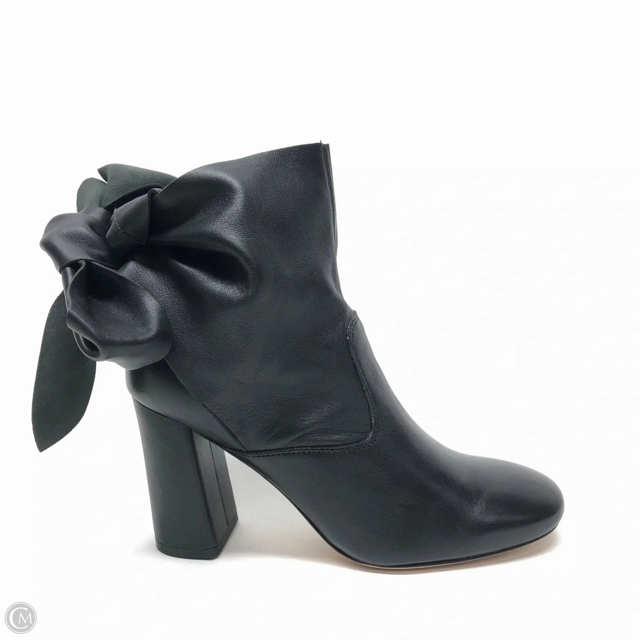 Boots Ankle Heels By Cma In Black, Size: 6.5 Polyester Contoured Heel Cup