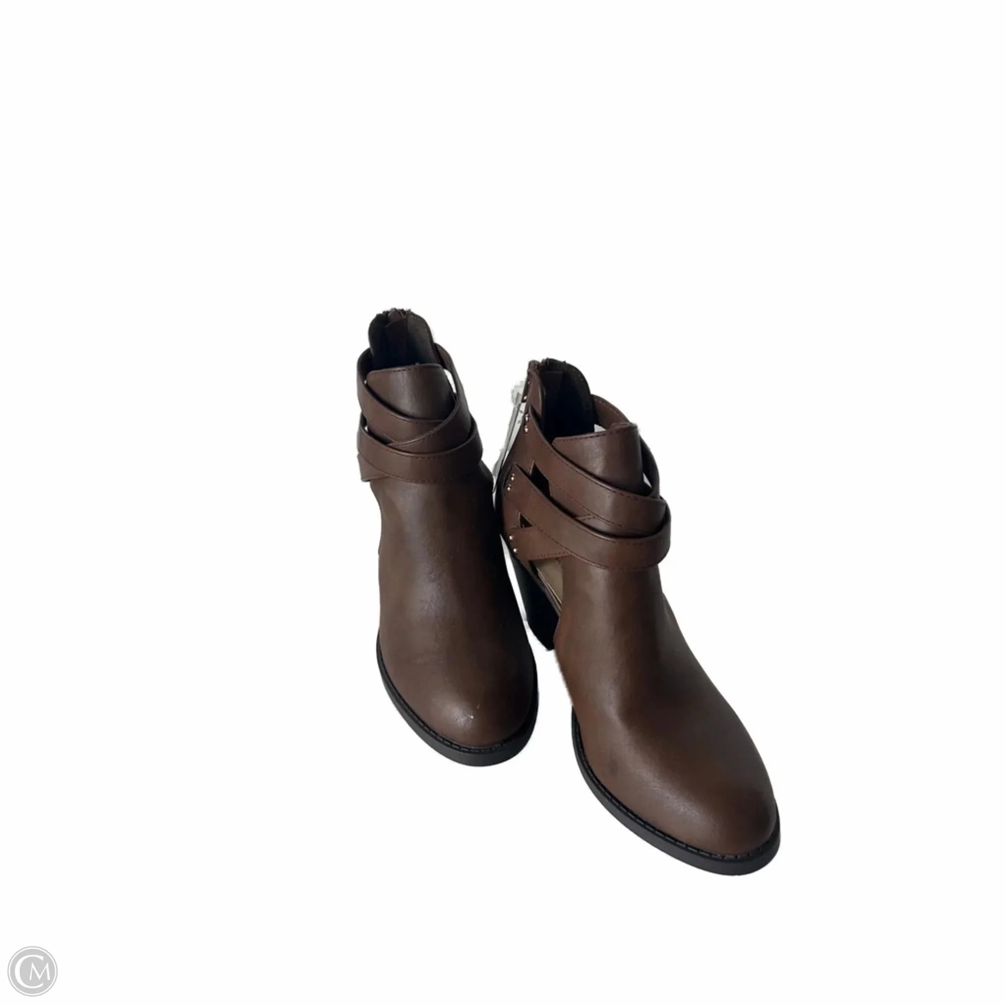 Long Haul Thermal Core Urban Traveler Boots Ankle Heels By Cmc In Brown, Size: 7.5