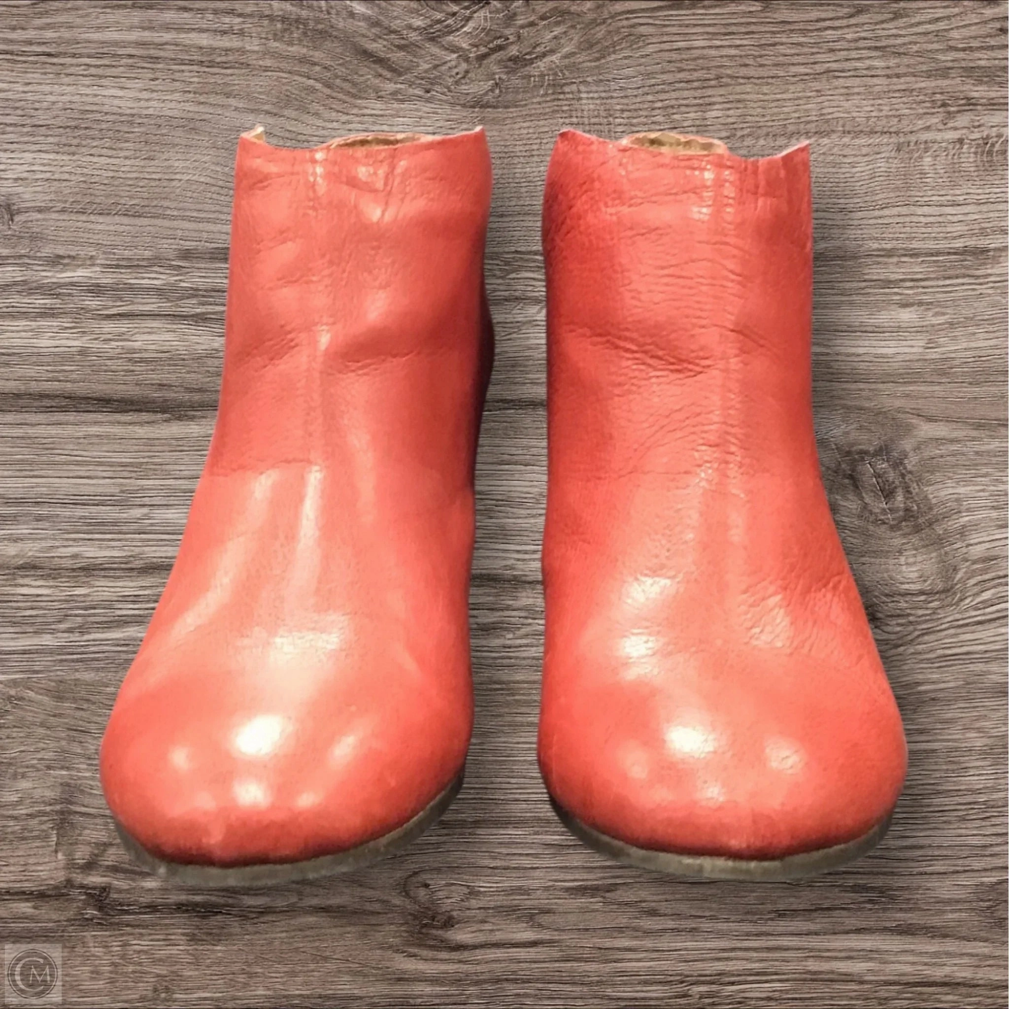 Desert Design Boots Ankle Heels By Cmc In Red, Size: 9