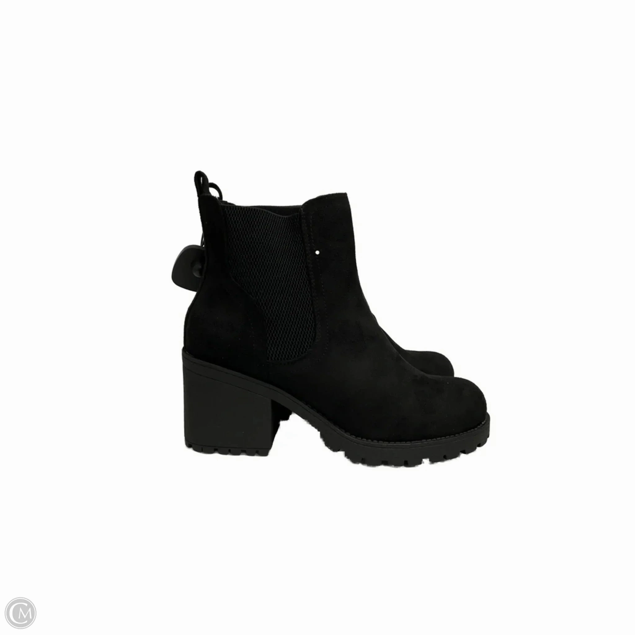 Trail Ready Footwear Eco Friendly Tannery Boots Ankle Heels By Cme In Black, Size: 11