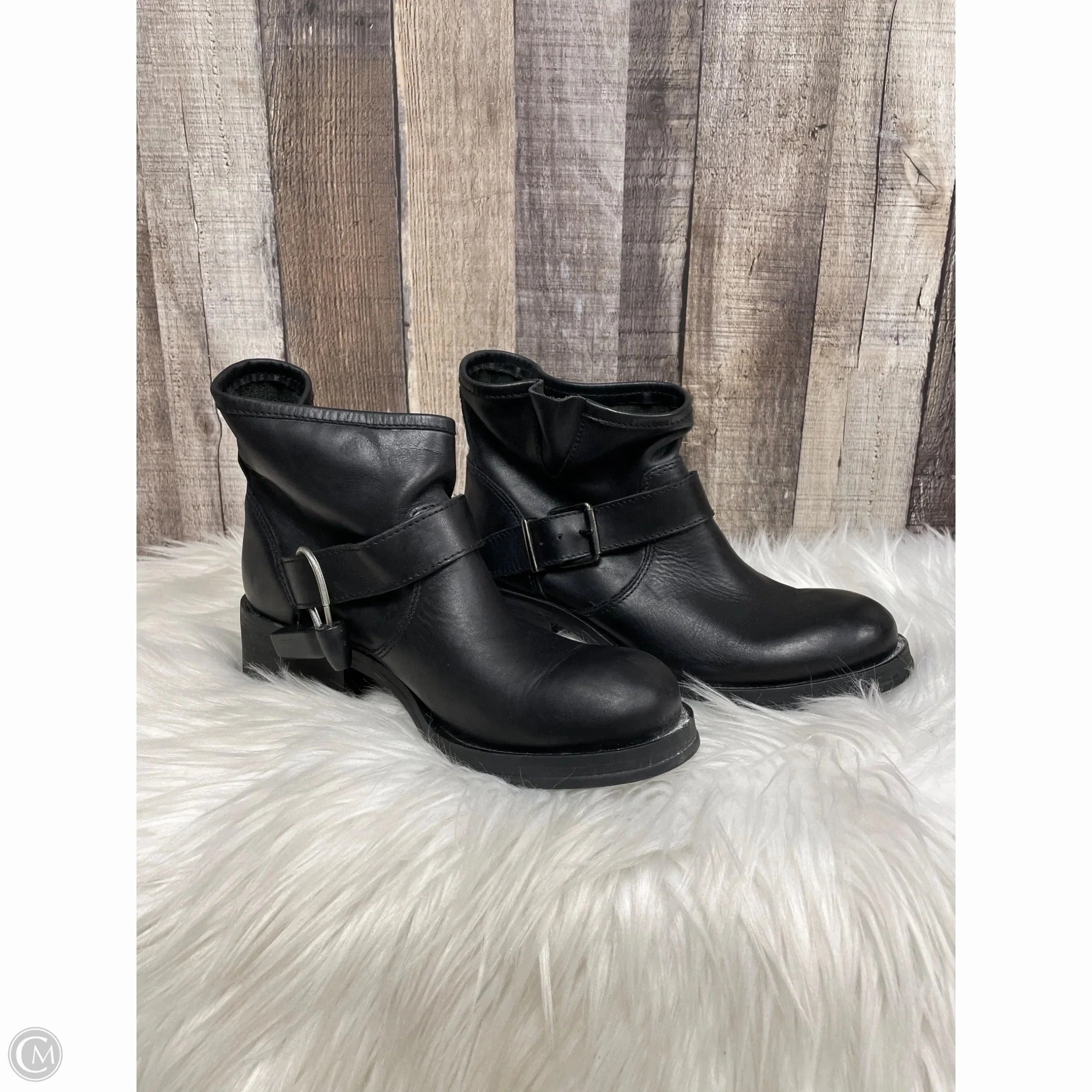 Fall Ready Training Ground Boots Ankle Heels By Cme In Black, Size: 6