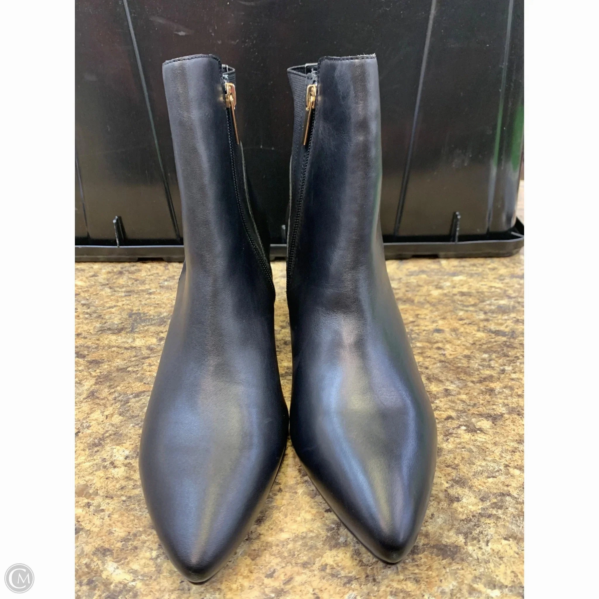 Street Cool Boots Ankle Heels By Comfortview In Black, Size: 10