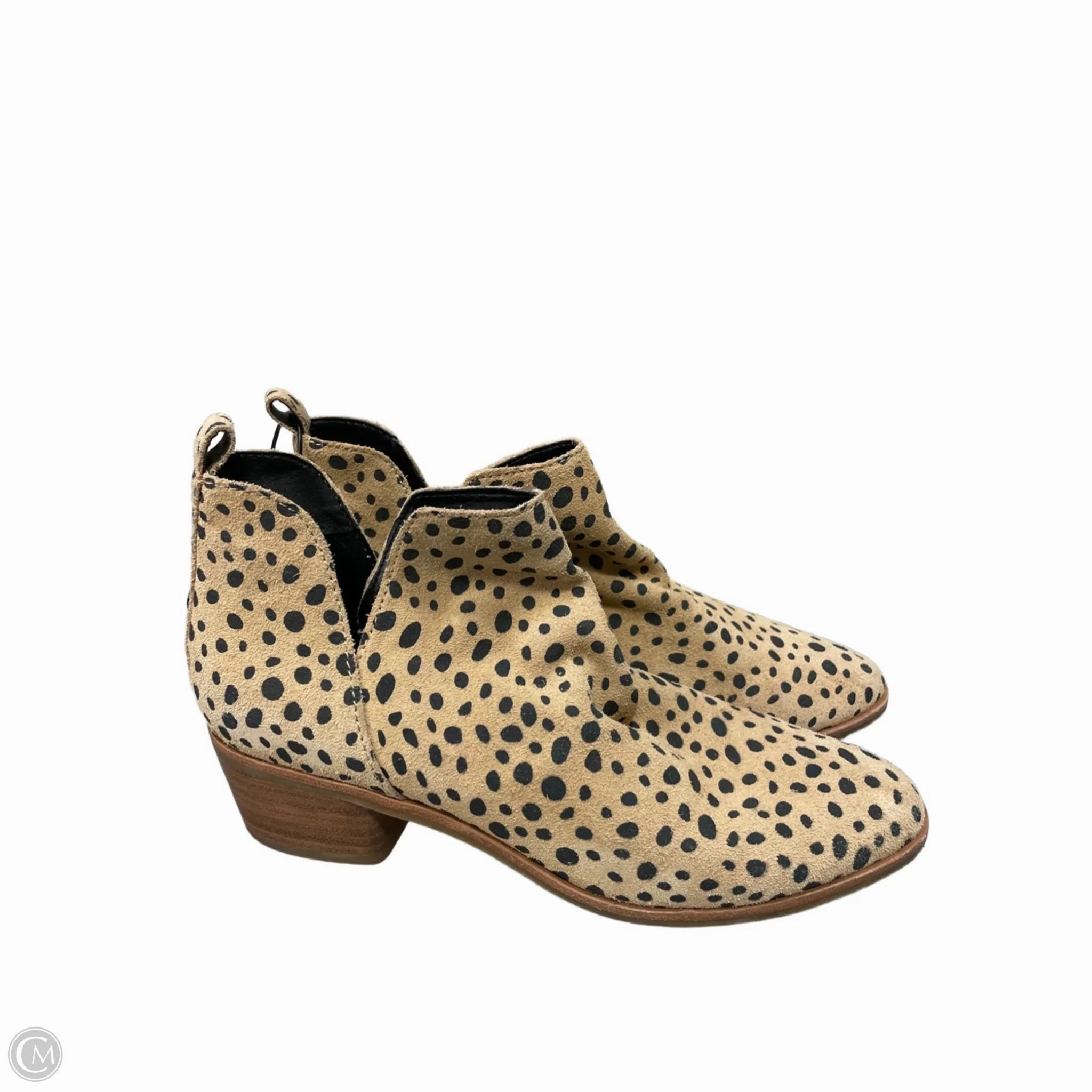 Energy return Ski Resort Visitor Boots Ankle Heels By Dolce Vita In Animal Print, Size: 8