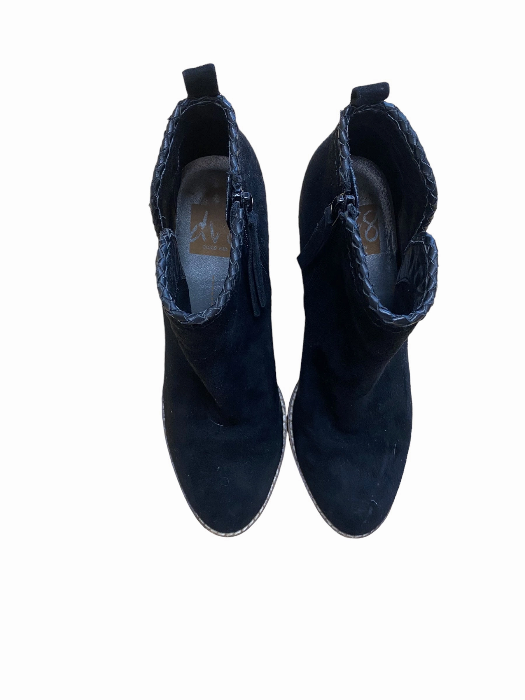 Boots Ankle Heels By Dolce Vita In Black, Size: 6 Solid Stitching Sturdy Frame