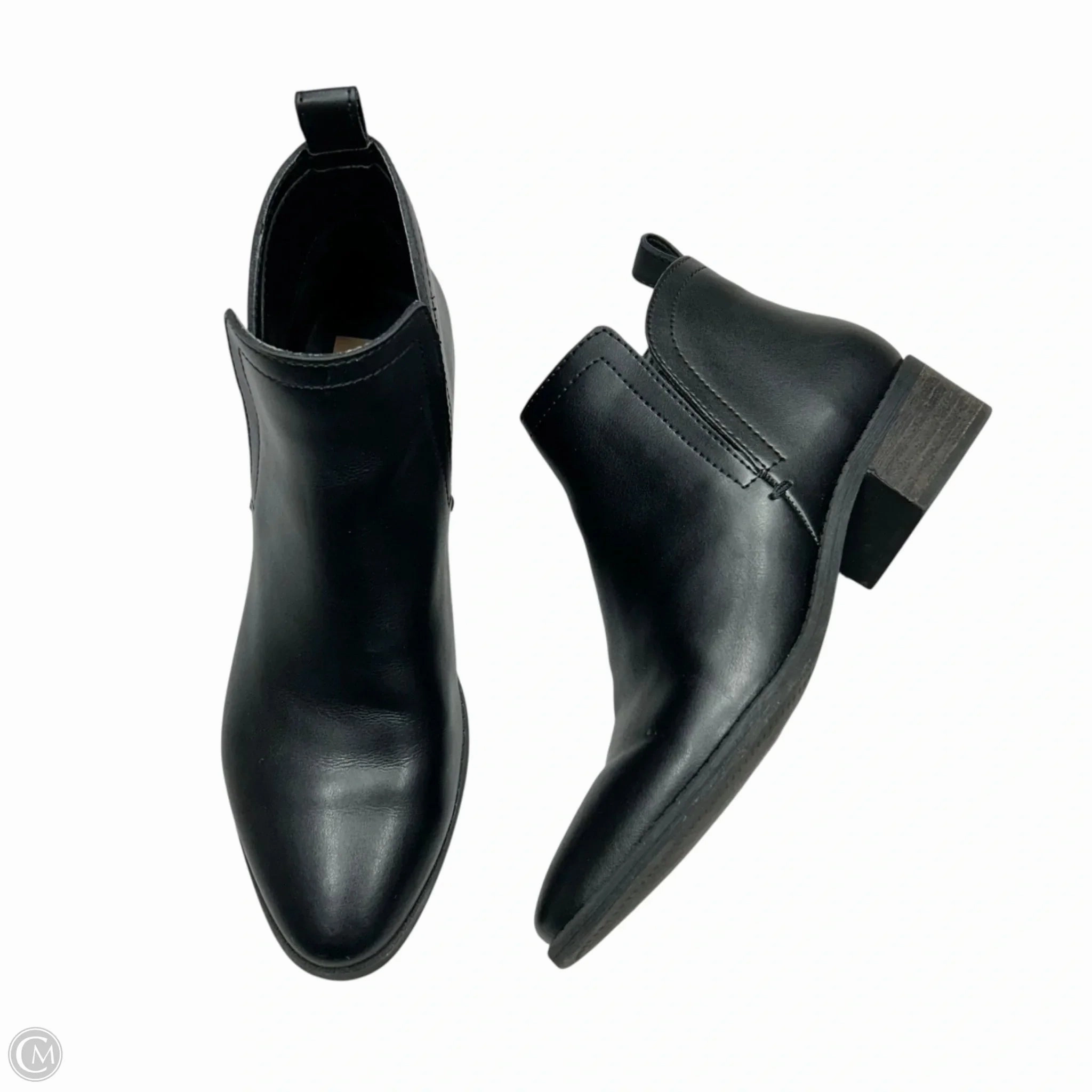 Boots Ankle Heels By Dolce Vita In Black, Size: 9 Comfortable Grip Grippy Outsole Functional Minimalist