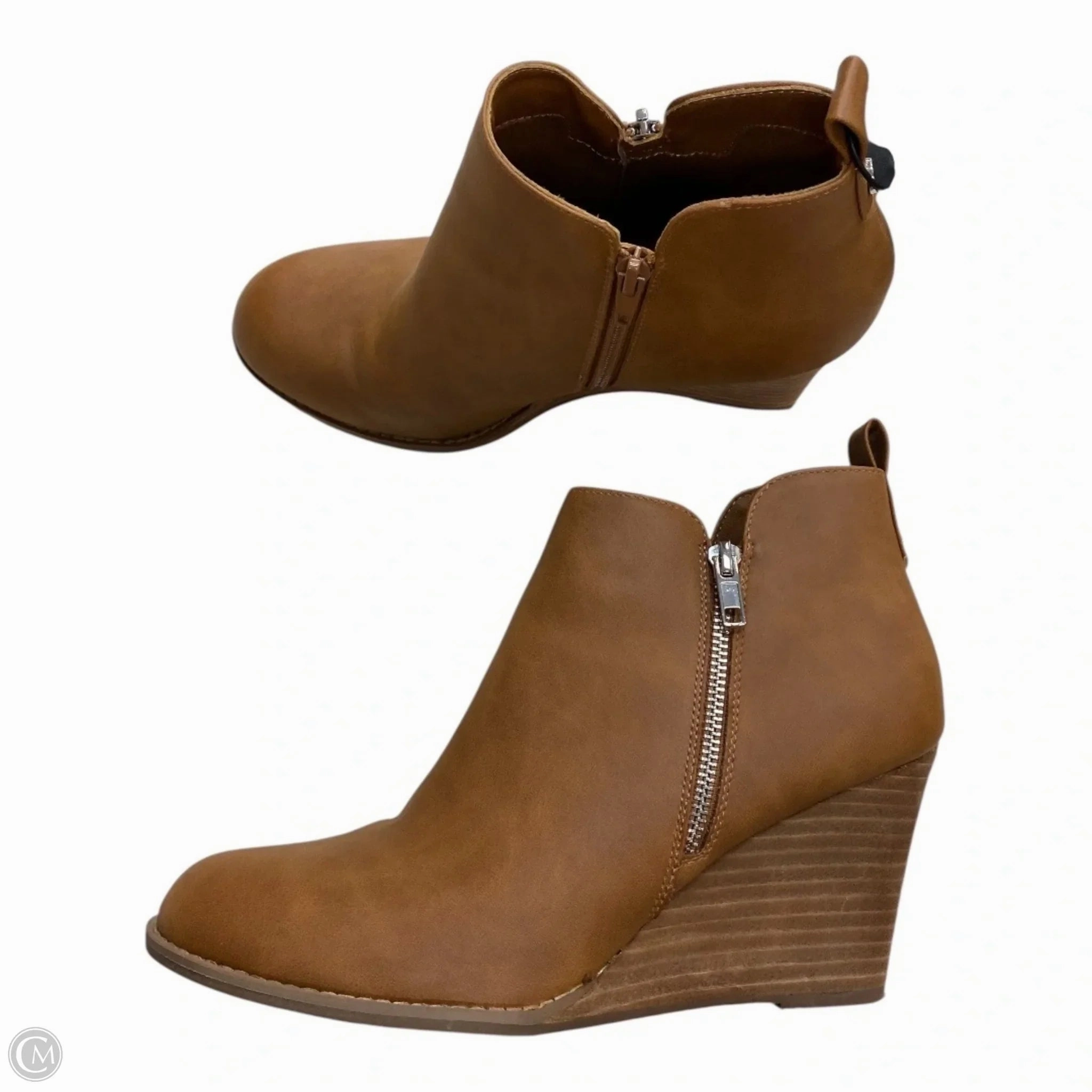 Boots Ankle Heels By Dolce Vita In Brown, Size: 10 Warm Comfort Smart Footwear