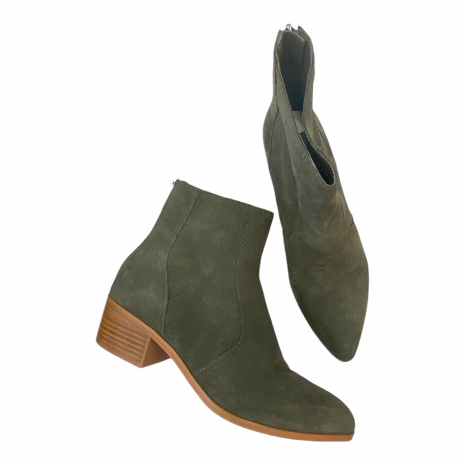 Boots Ankle Heels By Dolce Vita In Green, Size: 9 Desert Design