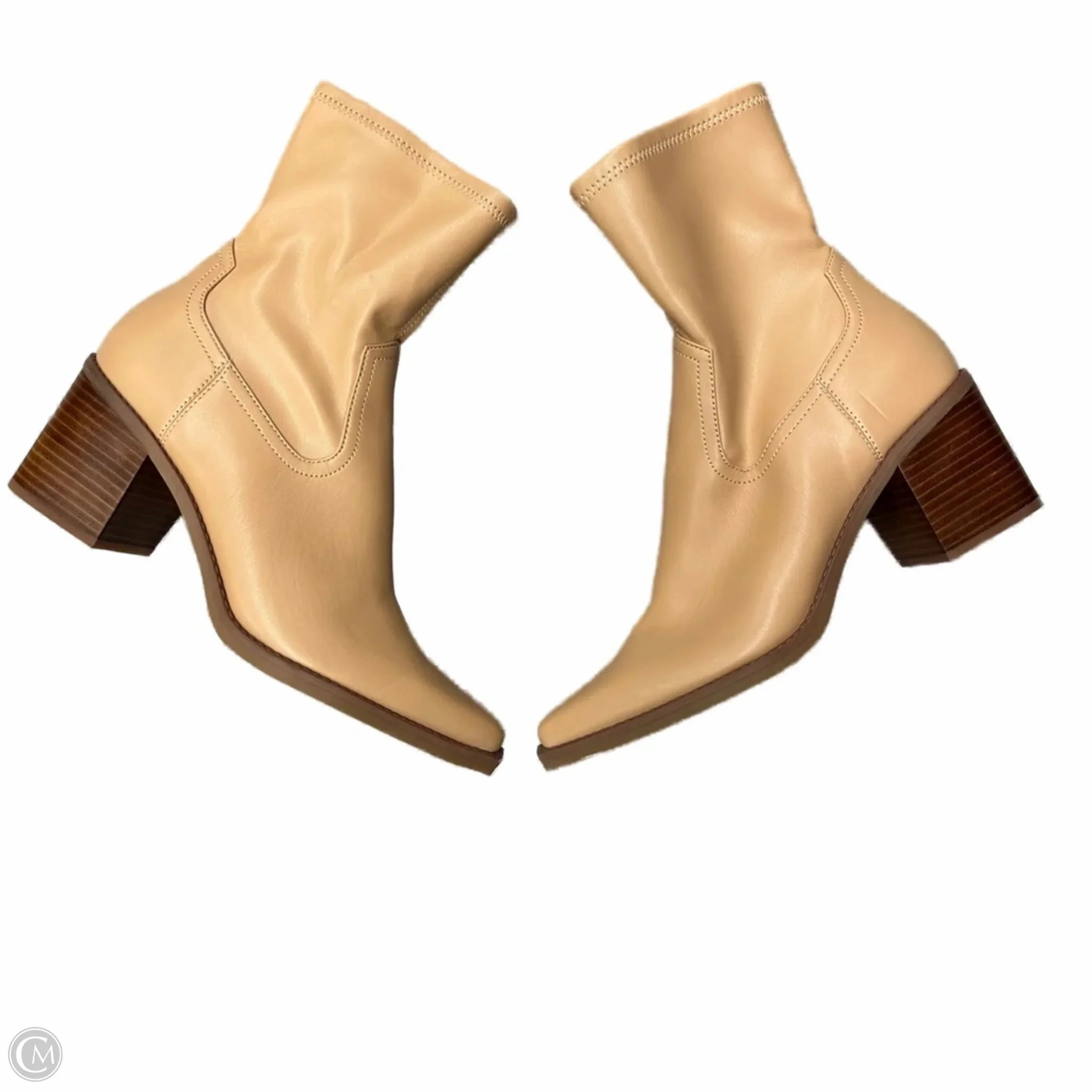 Snow Season Padded Interior Weekend Wanderer Boots Ankle Heels By Dolce Vita In Tan, Size: 10