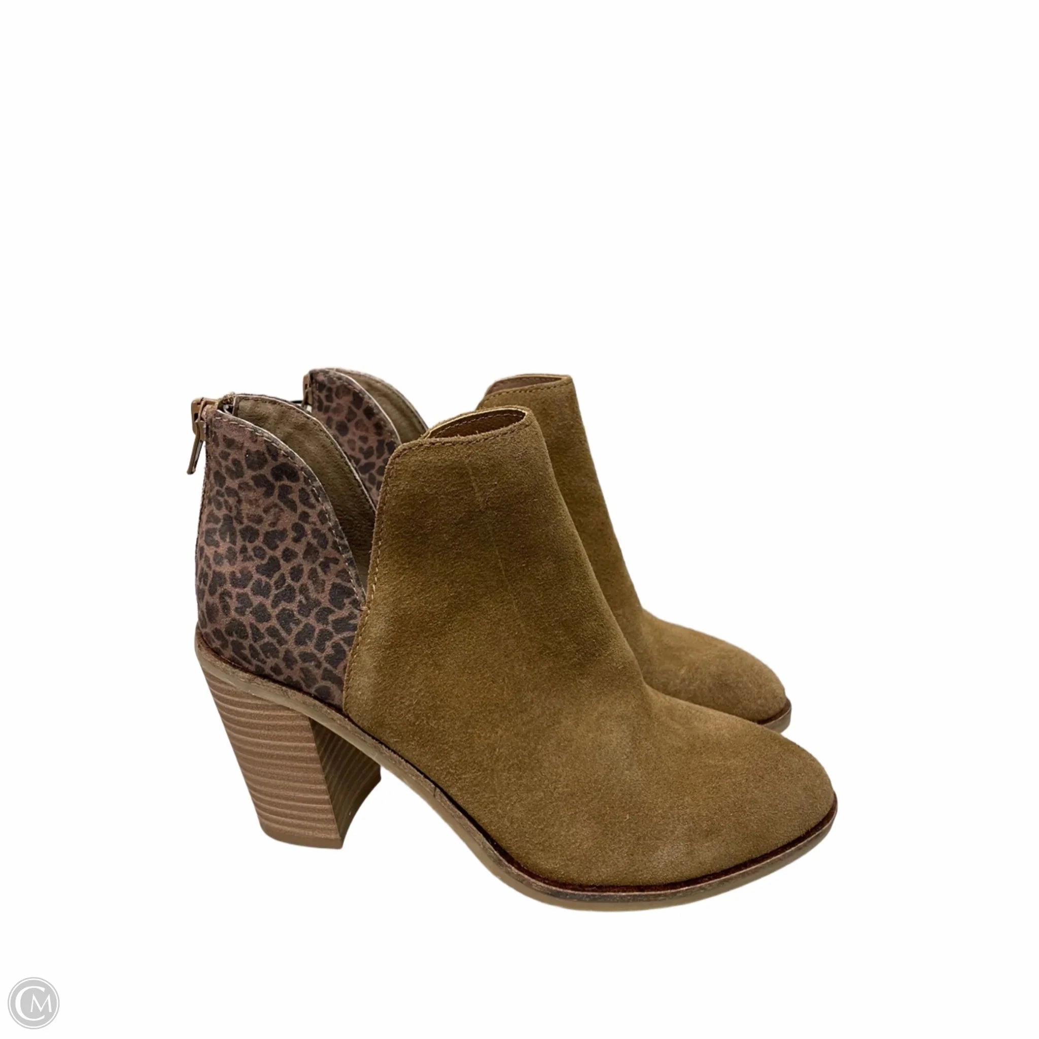 Minimalist Flexible Frame All Day Worker Boots Ankle Heels By Dolce Vita In Tan, Size: 6.5