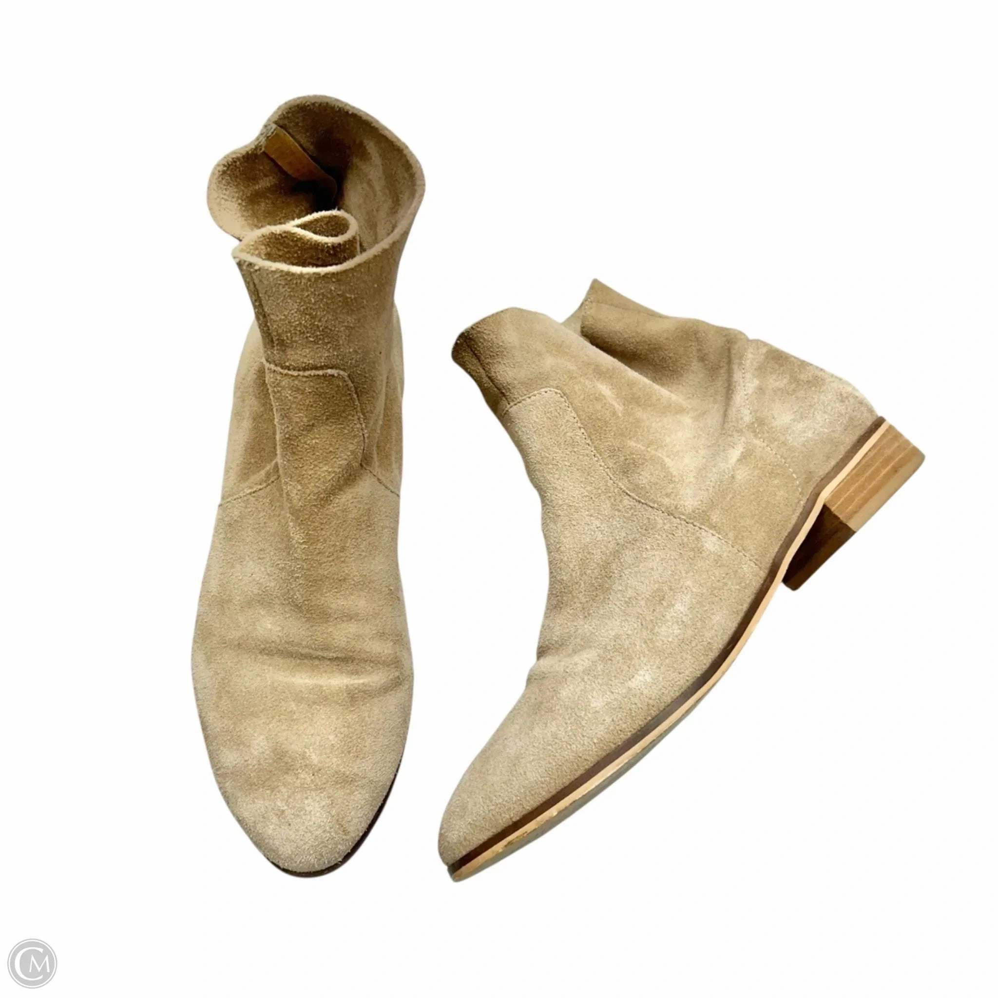 Parent Boots Ankle Heels By Dr Scholls In Beige, Size: 7