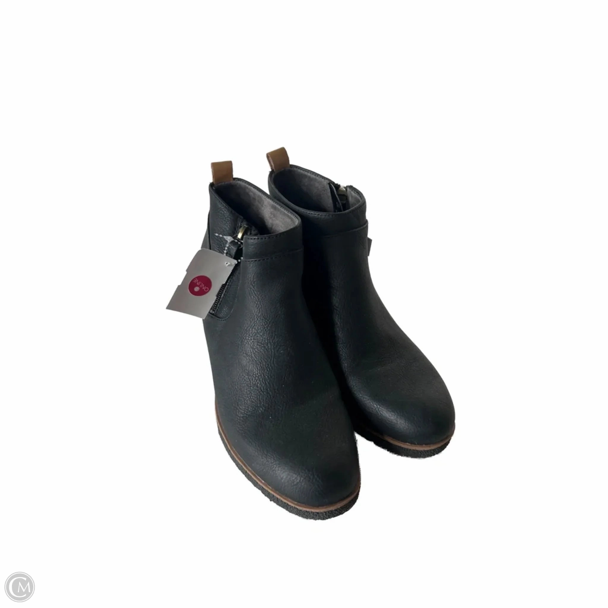 Love Pair Boots Ankle Heels By Dr Scholls In Black, Size: 8