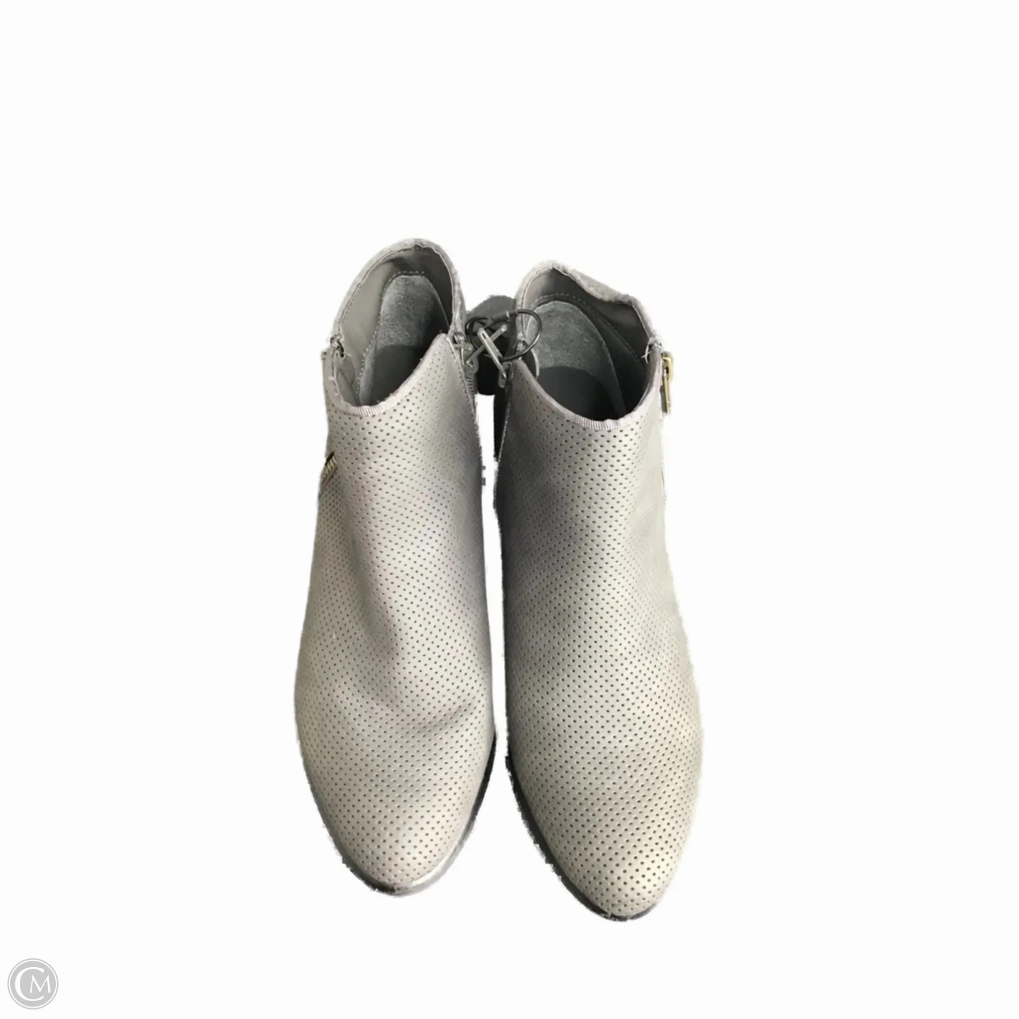 Breathable Mountain Climber Boots Ankle Heels By Esprit In Grey, Size: 7.5
