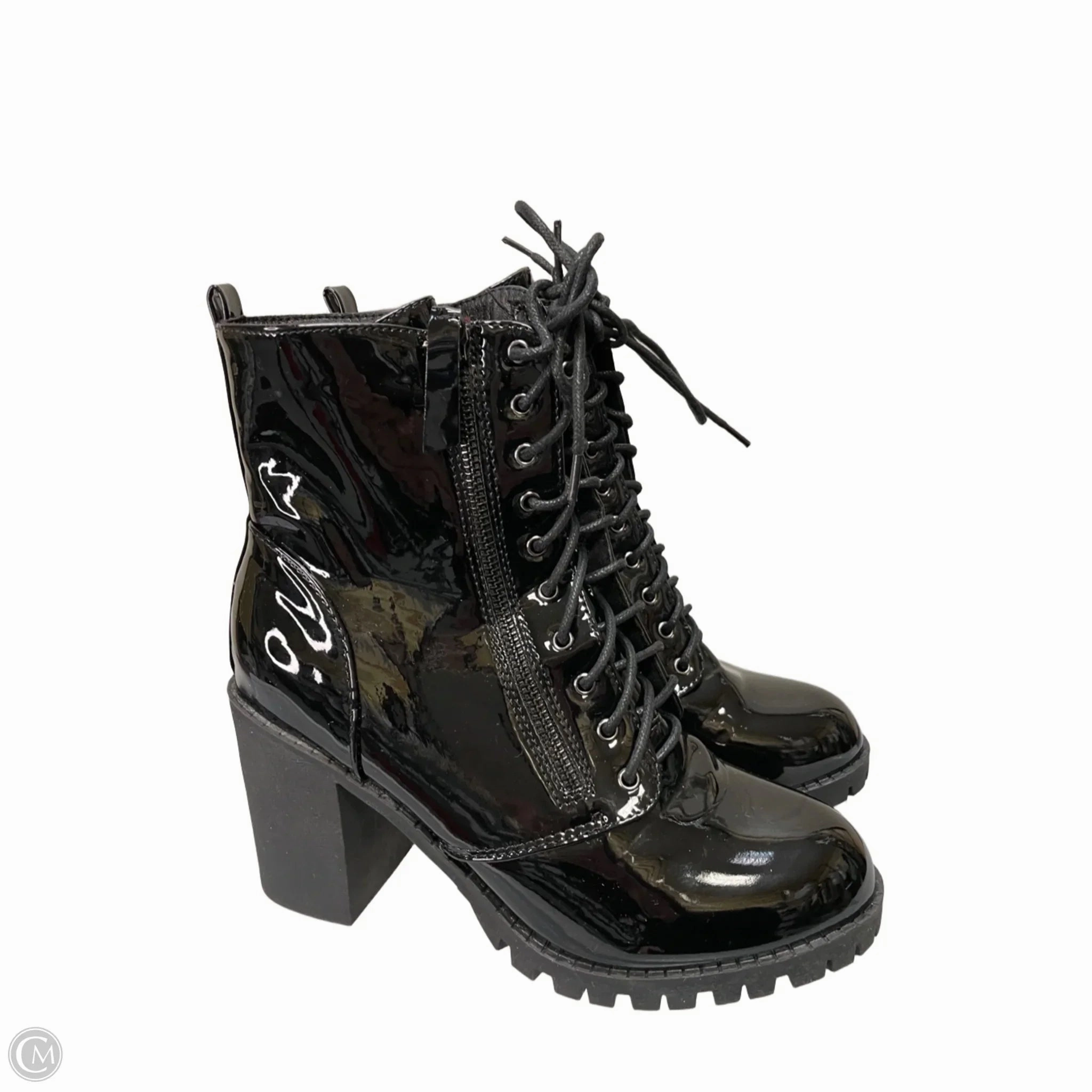 Boots Ankle Heels By Fashion Nova In Black, Size: 10 Breathable mesh Fashionable Comfort