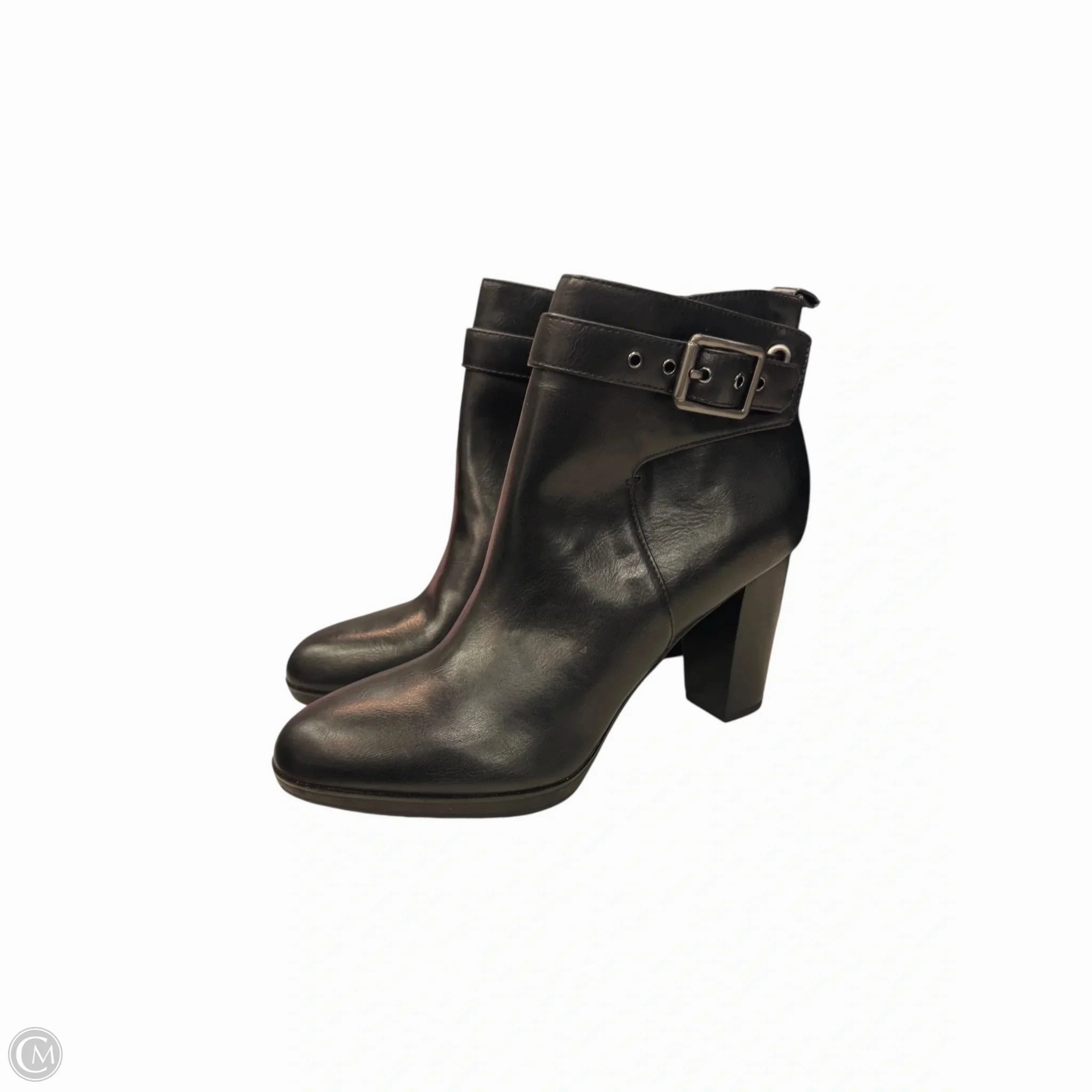 Boots Ankle Heels By Franco Sarto In Black, Size: 8.5 Low Profile Active Nomad Wind Resistant