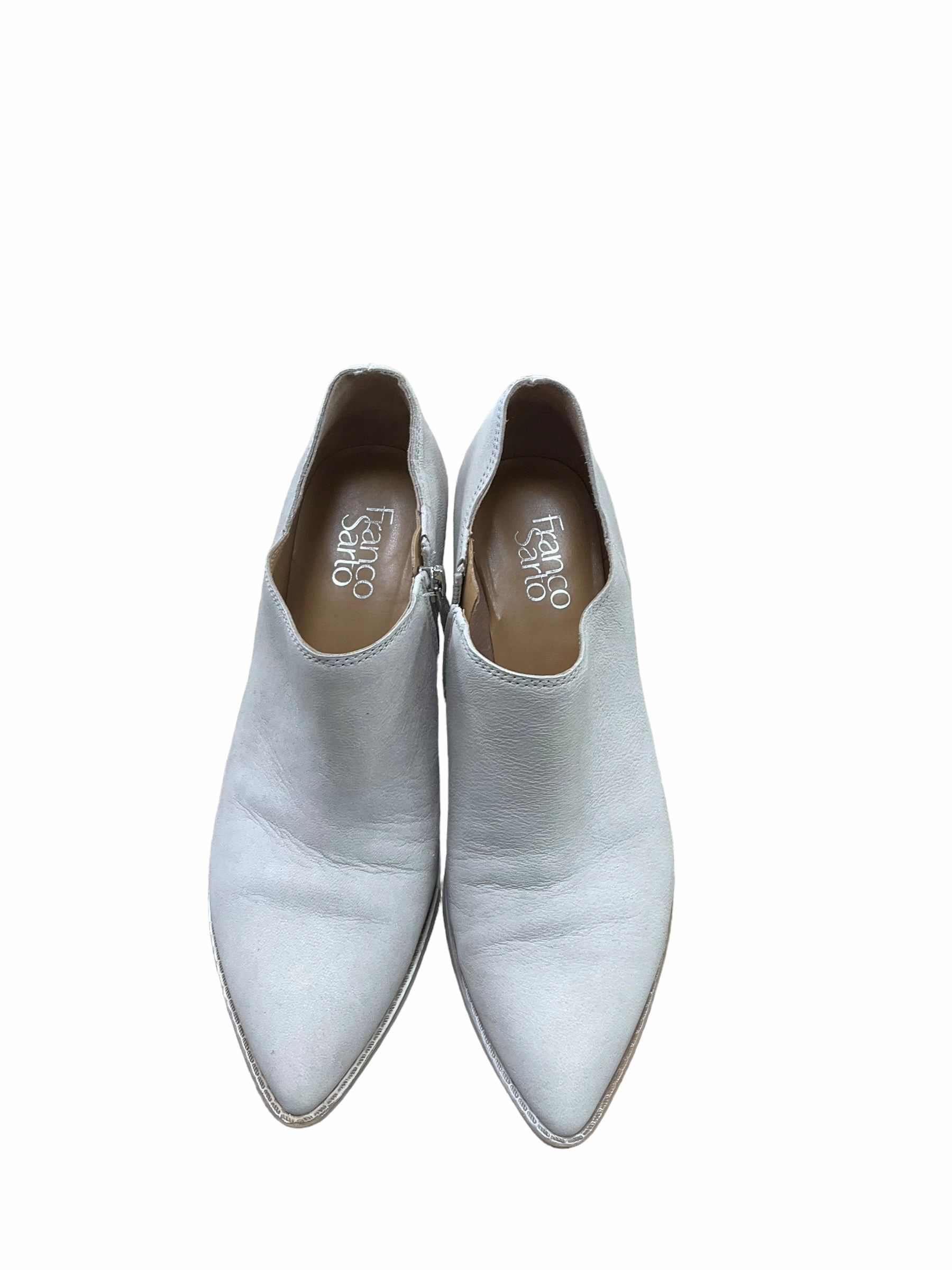 Boots Ankle Heels By Franco Sarto In Taupe, Size: 8 Trail Support
