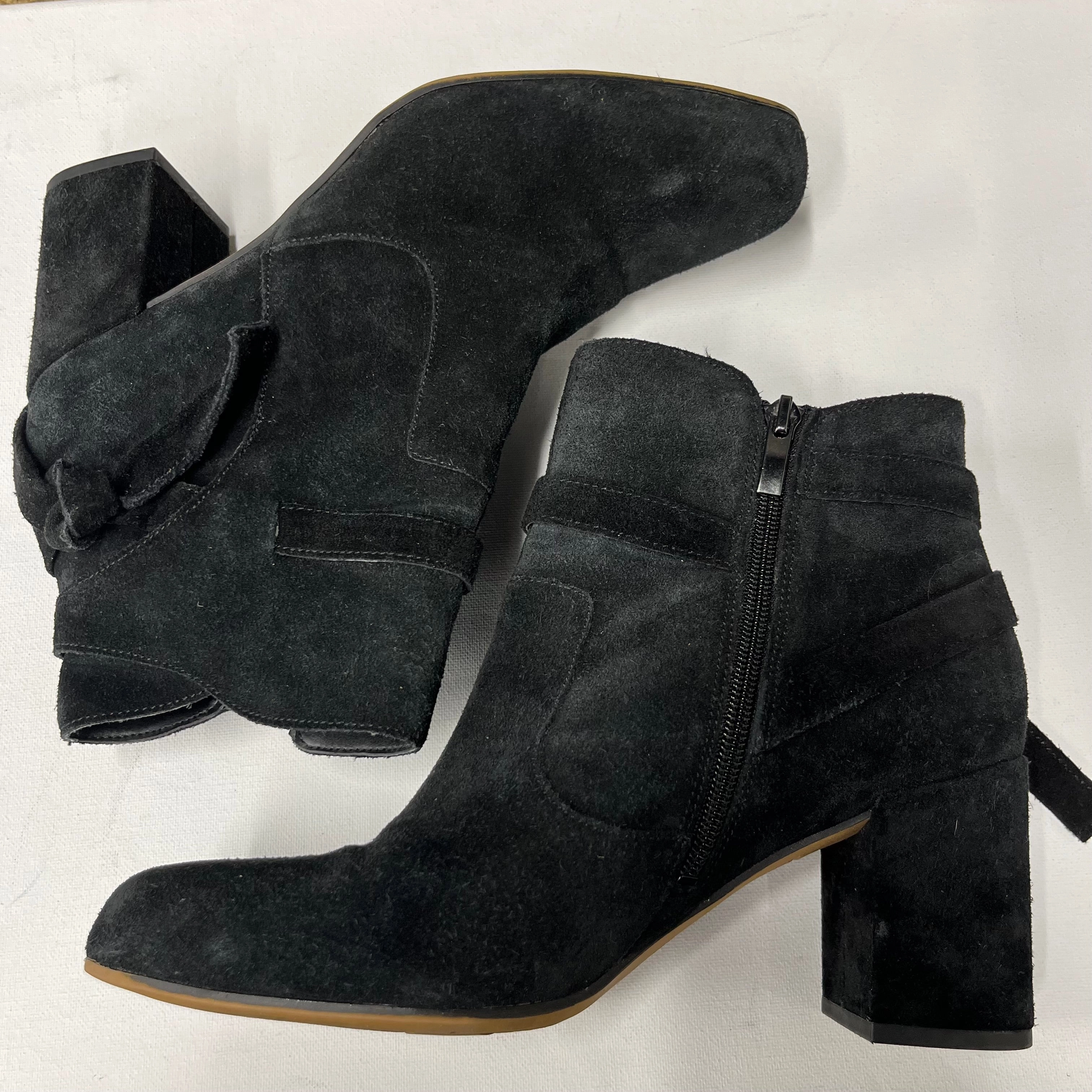 Boots Ankle Heels By Franco Sarto  Size: 9 Sporty Look Adjustable Gusset Design