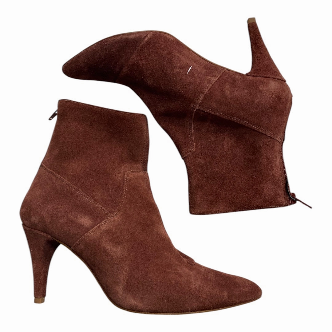 Light Weight Boots Ankle Heels By Free People In Red, Size: 7.5