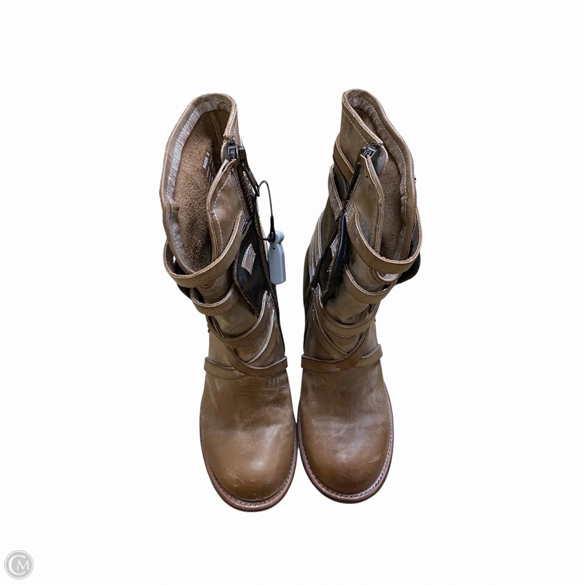Fashion Fit Boots Ankle Heels By Freebird In Brown, Size: 8