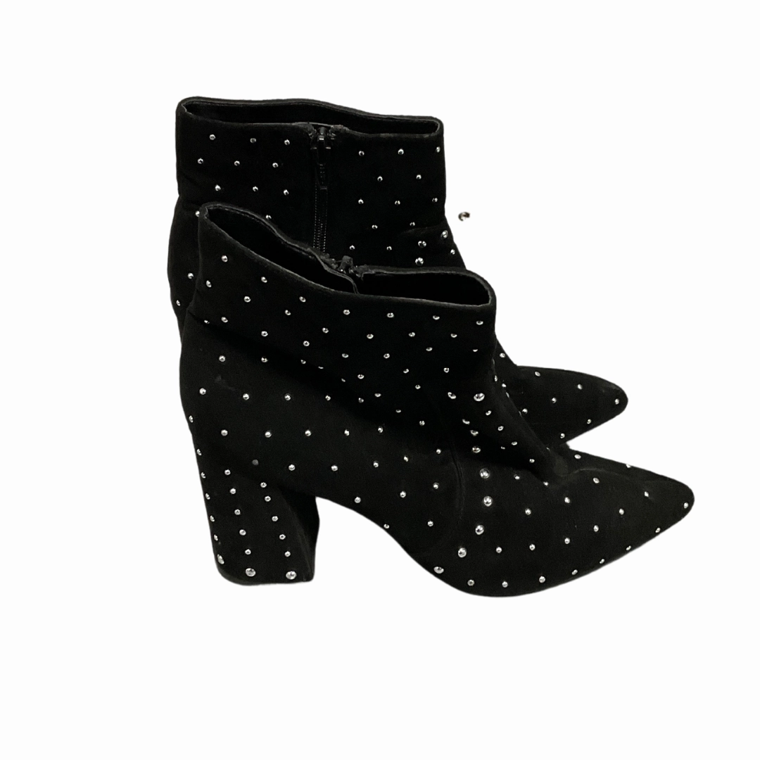Run Errand Boots Ankle Heels By Gianni Bini In Black, Size: 8.5