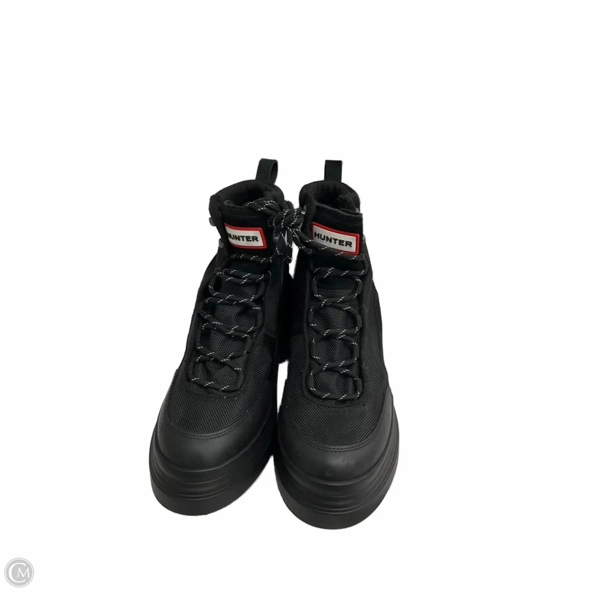 Boots Ankle Heels By Hunter In Black, Size: 8 Ergonomic Fit