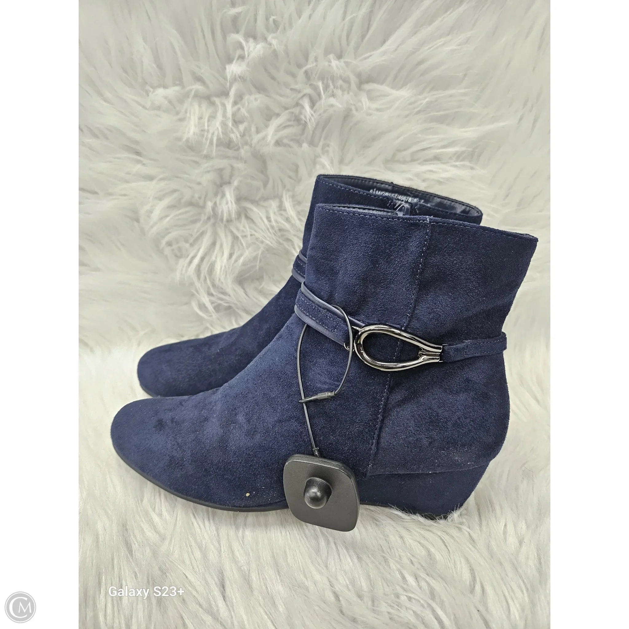 Boots Ankle Heels By Impo In Navy, Size: 6.5 All Weather Cold Weather Commuter