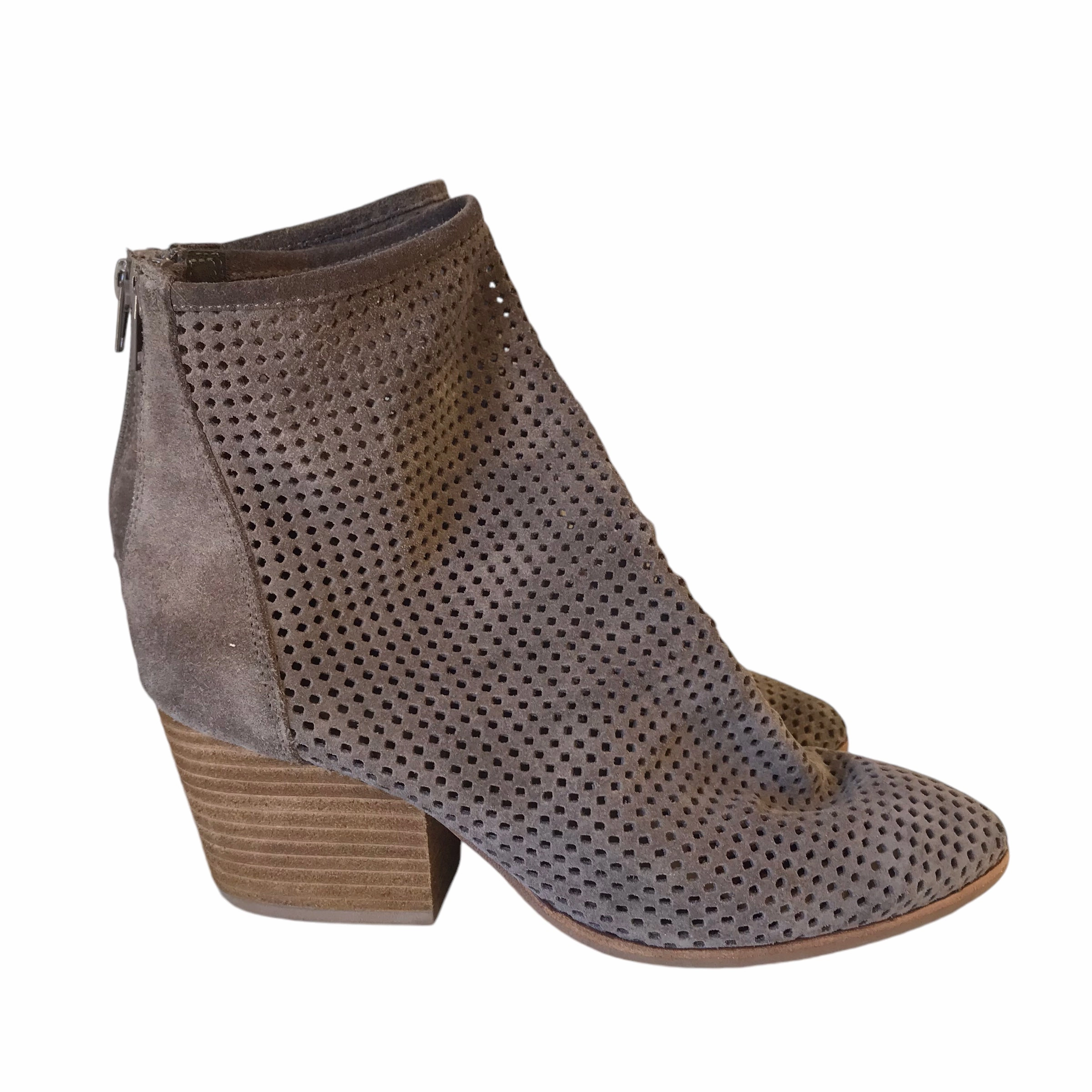 Boots Ankle Heels By Jeffery Campbell In Taupe, Size:6 Stable Support Mountain Hike Thermal Core All Day Wear