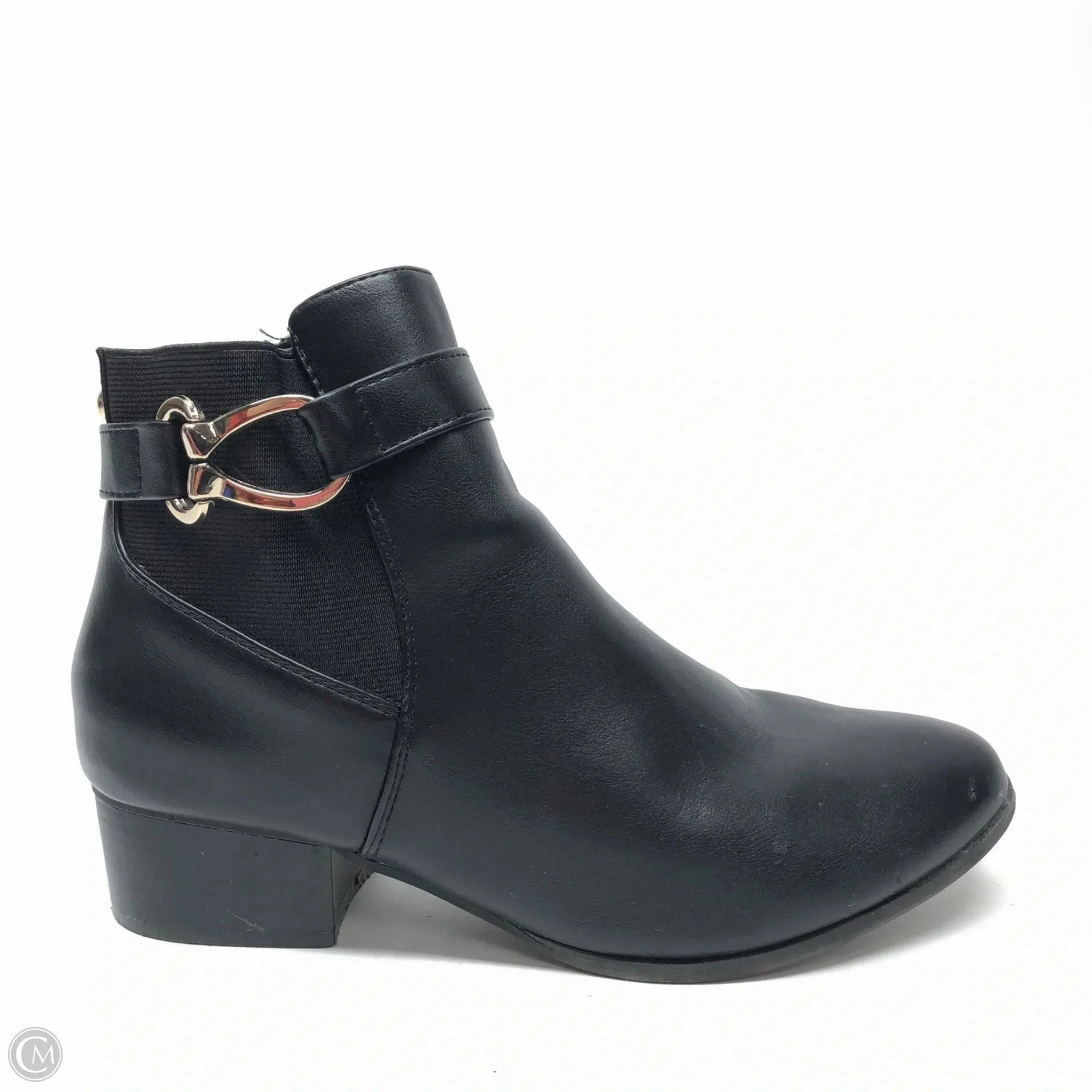 Boots Ankle Heels By Karen Scott In Black, Size: 8 Soft Interior Italian Glam