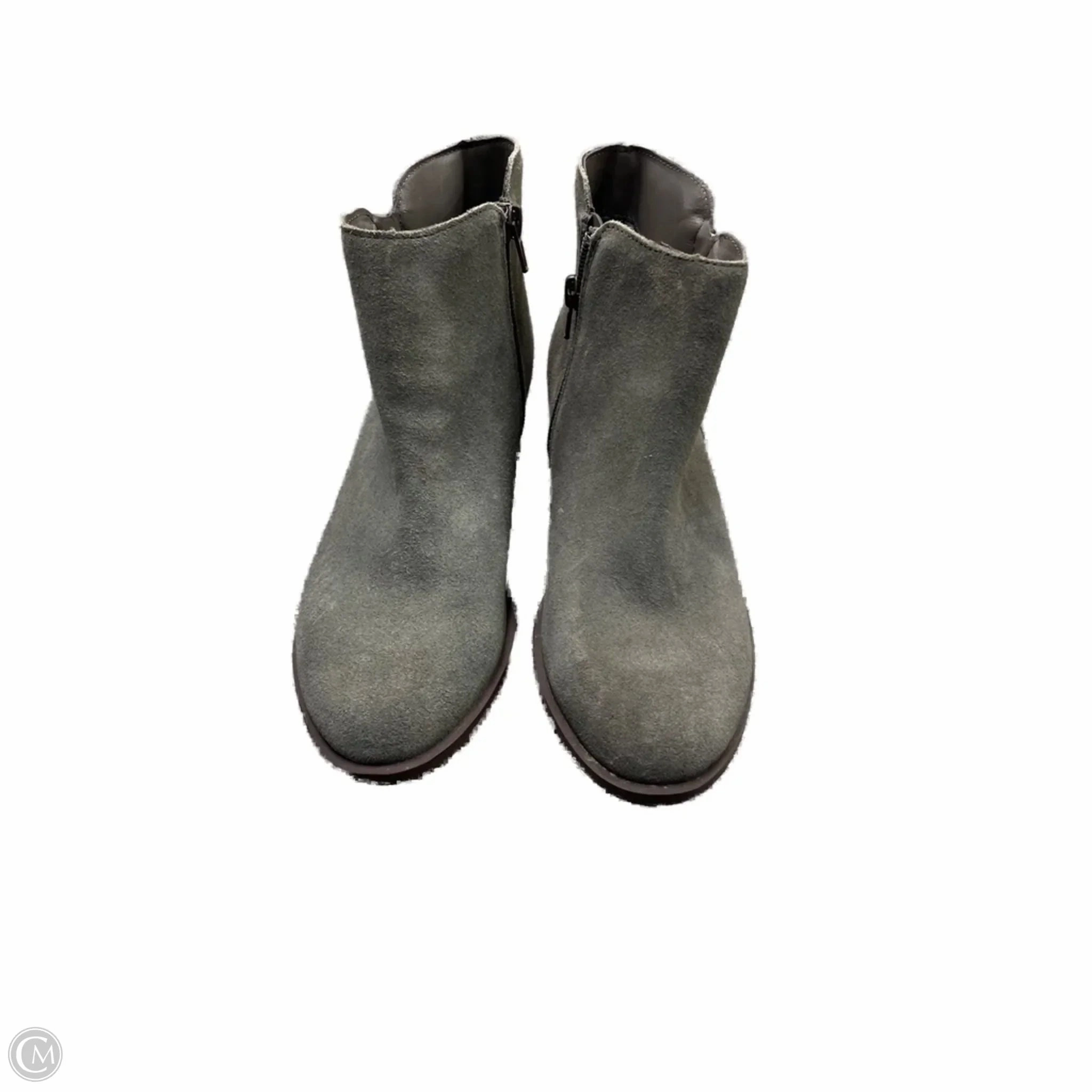 Stable Support Weather Resistant User Low Profile Design Boots Ankle Heels By Kensie In Grey, Size: 7.5