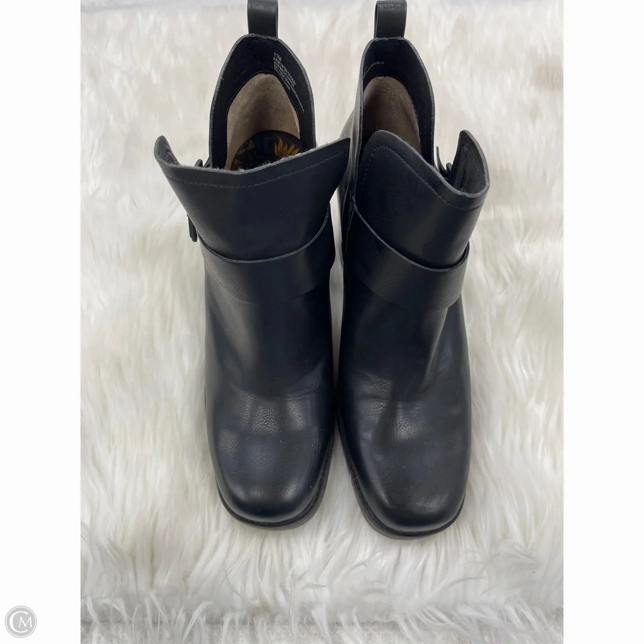 Thermal Core Snowy Path Boots Ankle Heels By Korks In Black, Size: 11