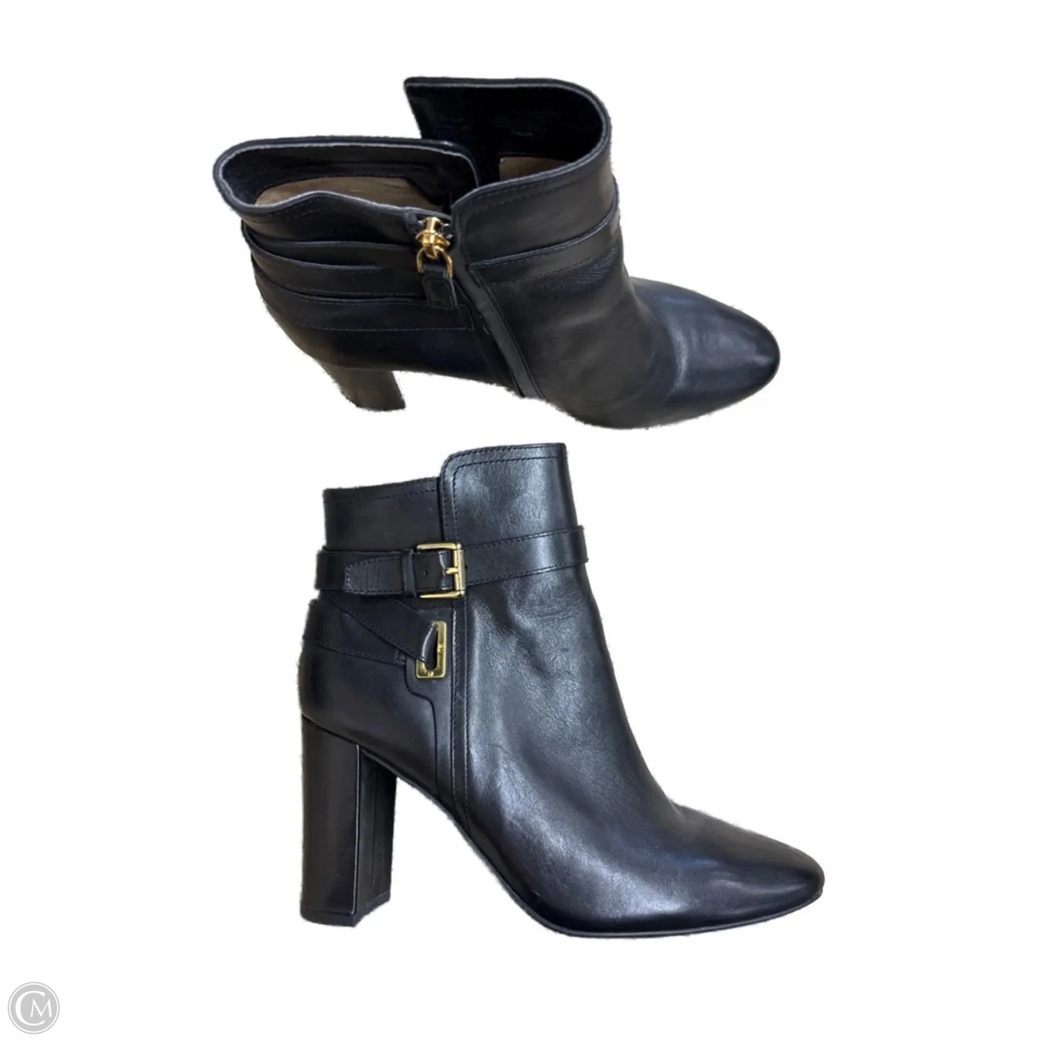 Comfort Edge Comfort Ankle Boots Ankle Heels By Lauren By Ralph Lauren In Black, Size: 9