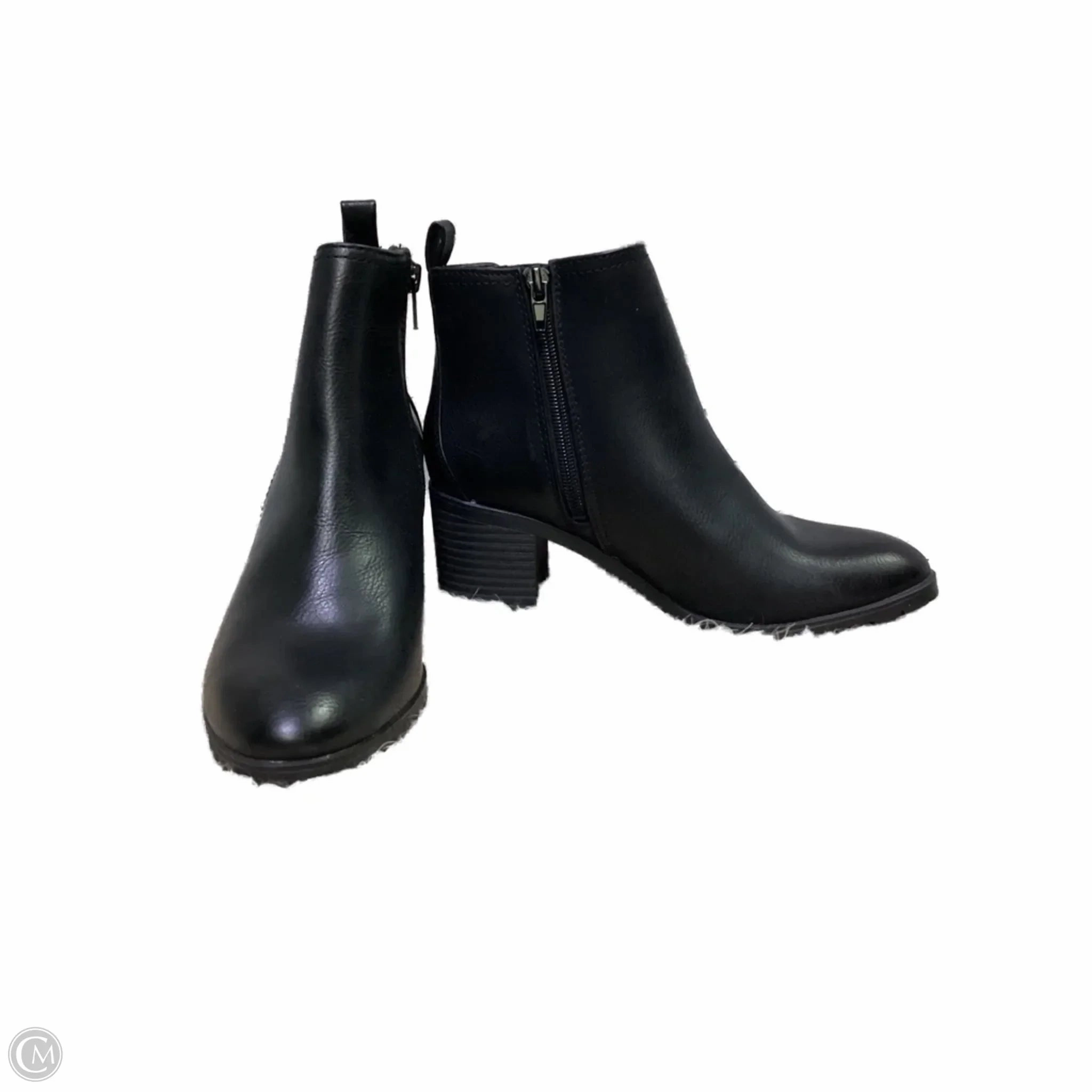 Boots Ankle Heels By Life Stride In Black, Size: 6 Low Top Athletic Edge