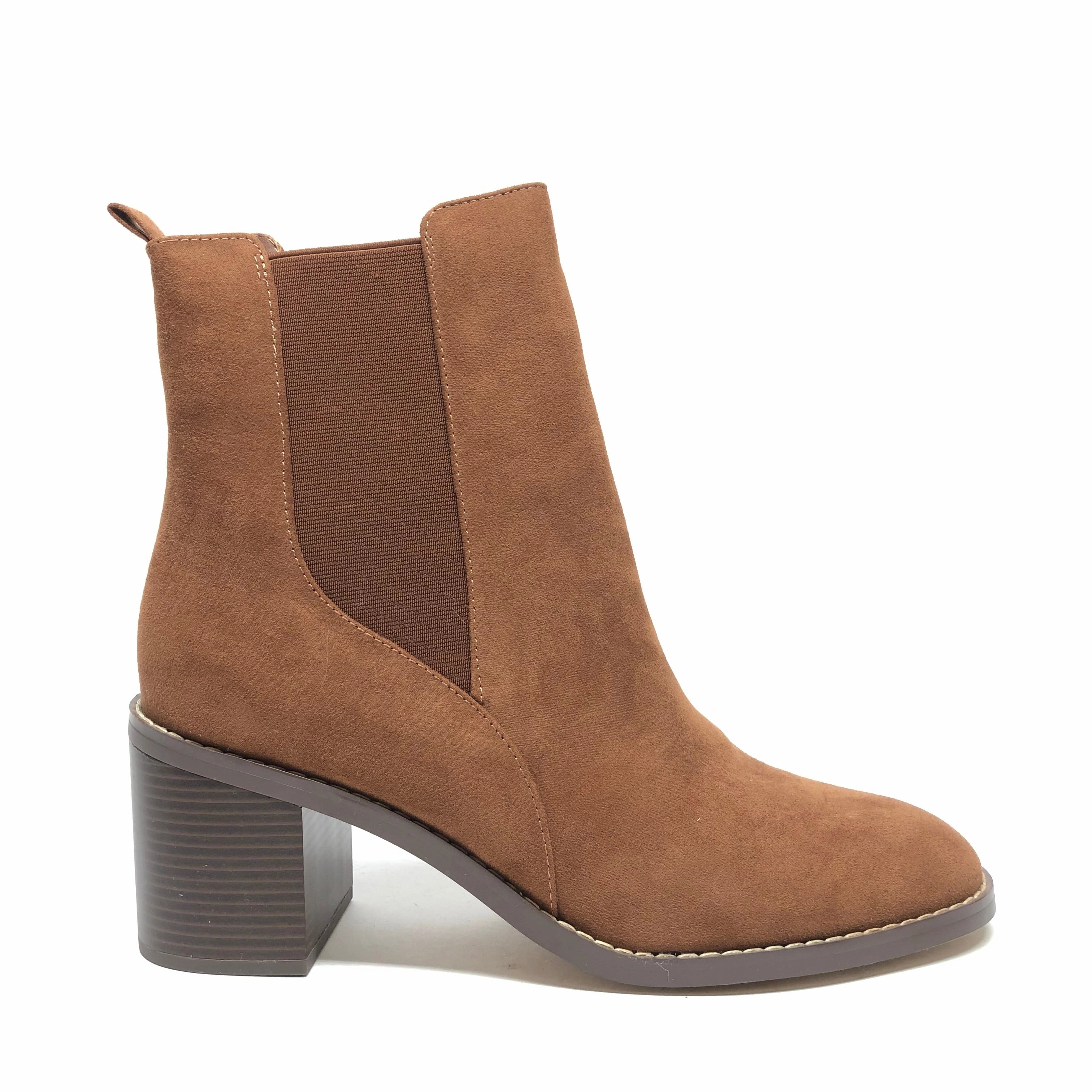 Boots Ankle Heels By Loft In Brown, Size: 11 Breathable Mountain Climber Padded Interior Urban Traveler
