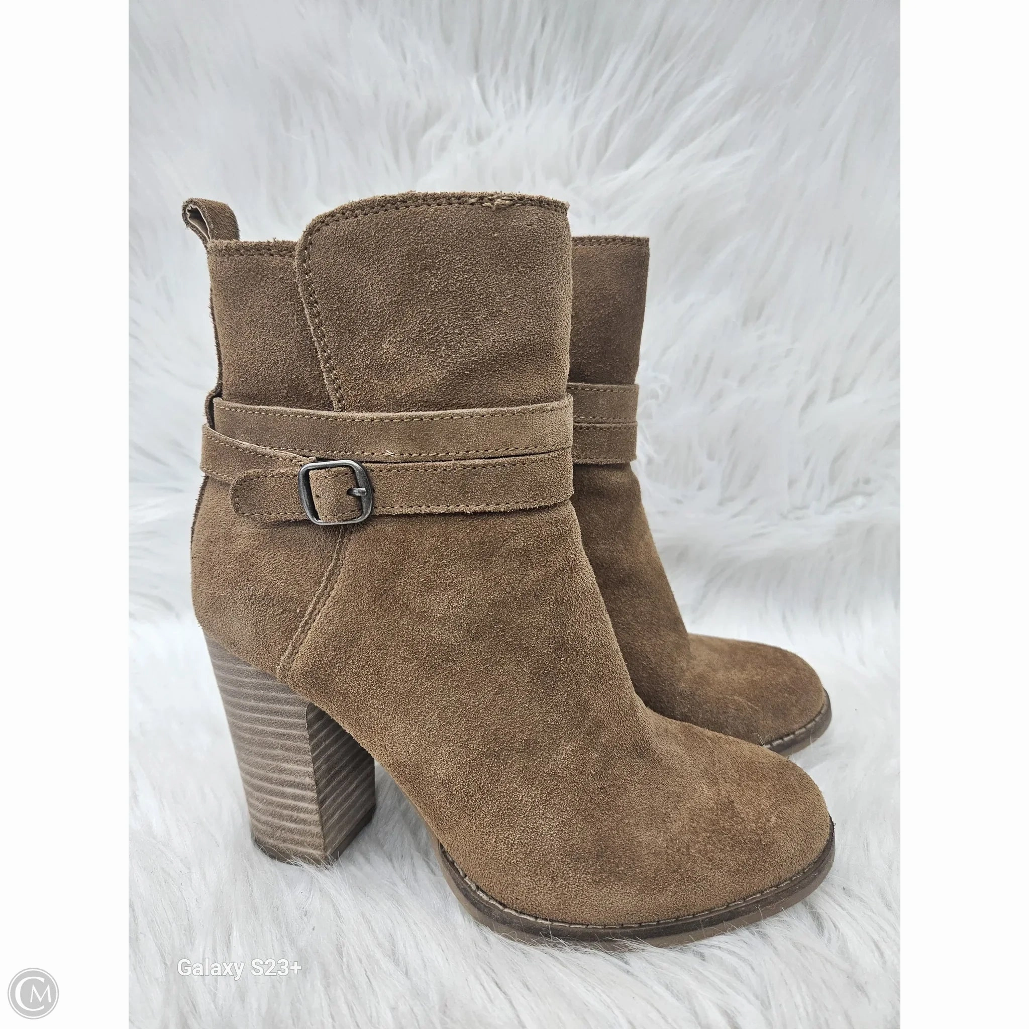 Walk Easy Boots Ankle Heels By Lucky Brand In Brown, Size: 6.5