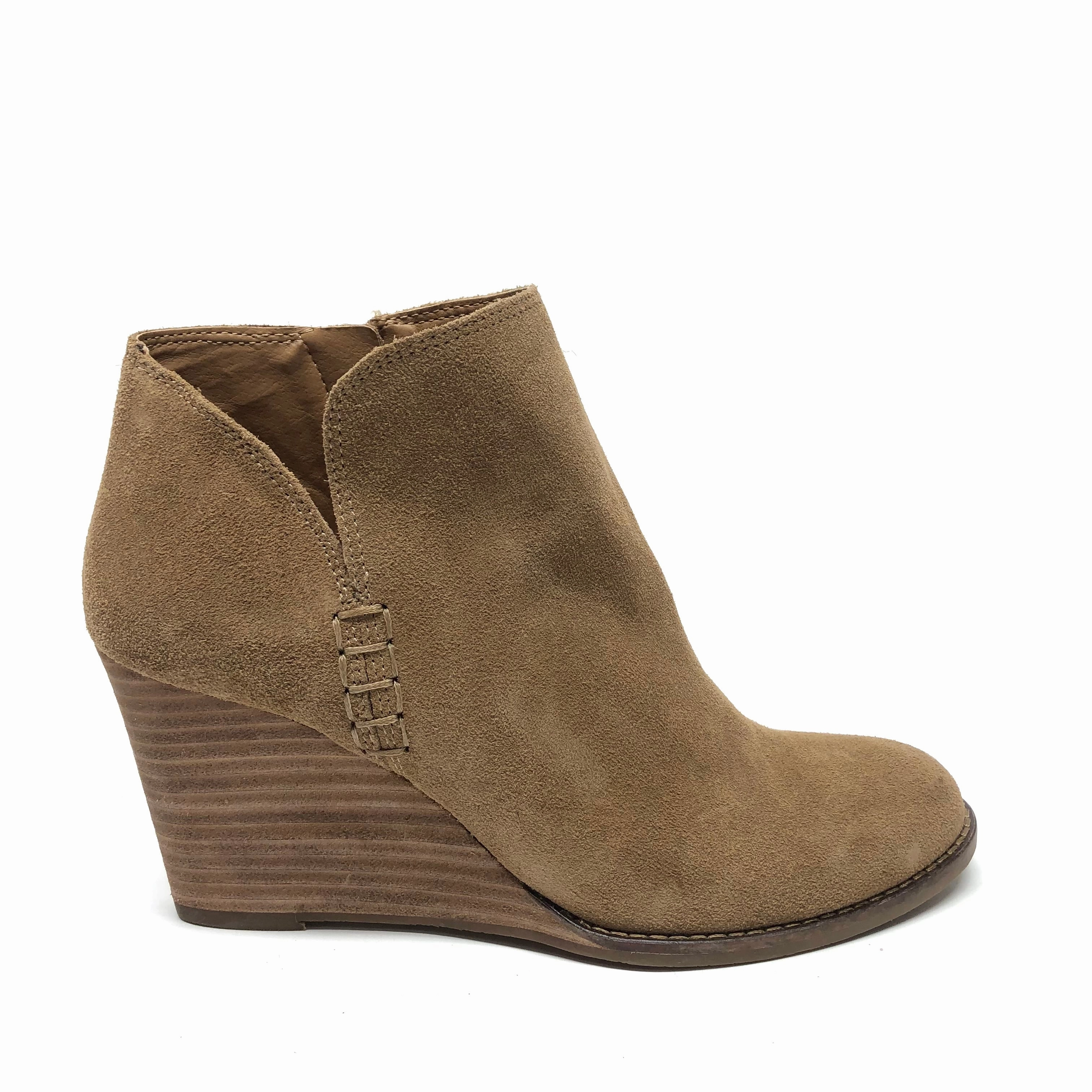 Protective Wear Comfort Ankle Support Boots Ankle Heels By Lucky Brand In Brown, Size: 8