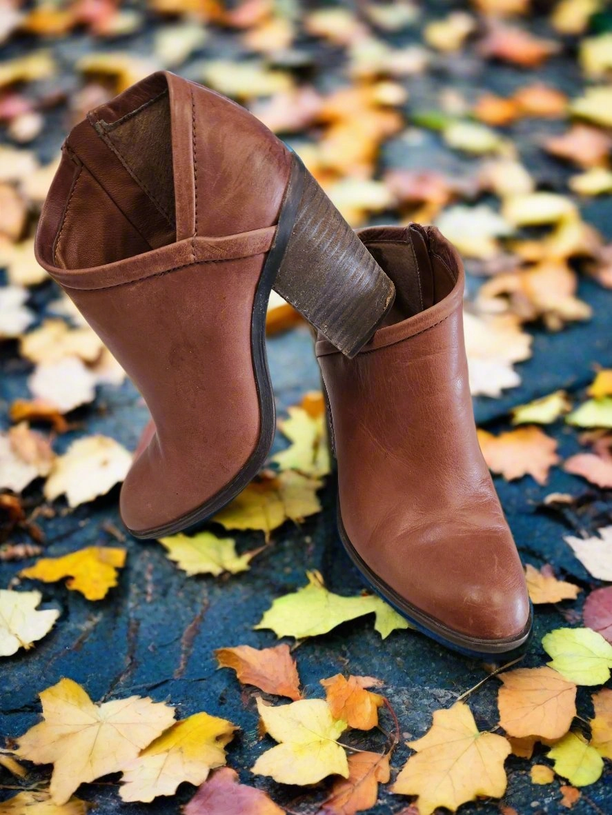 Boots Ankle Heels By Lucky Brand In Tan, Size: 6 Mud Resistant Mountain Hike Temperature Regulating Lining