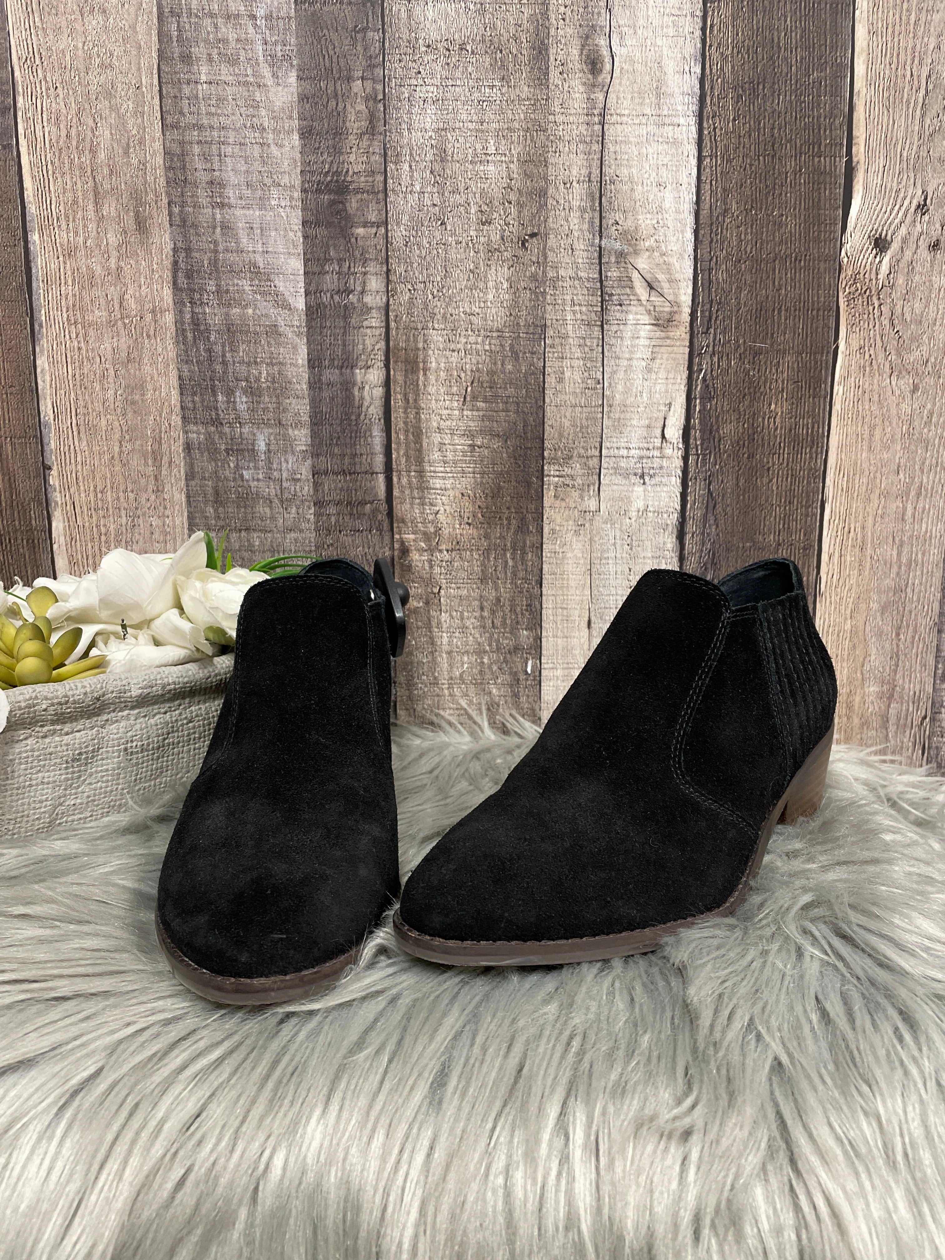 Metal Edge Boots Ankle Heels By Lucky Brand  Size: 9
