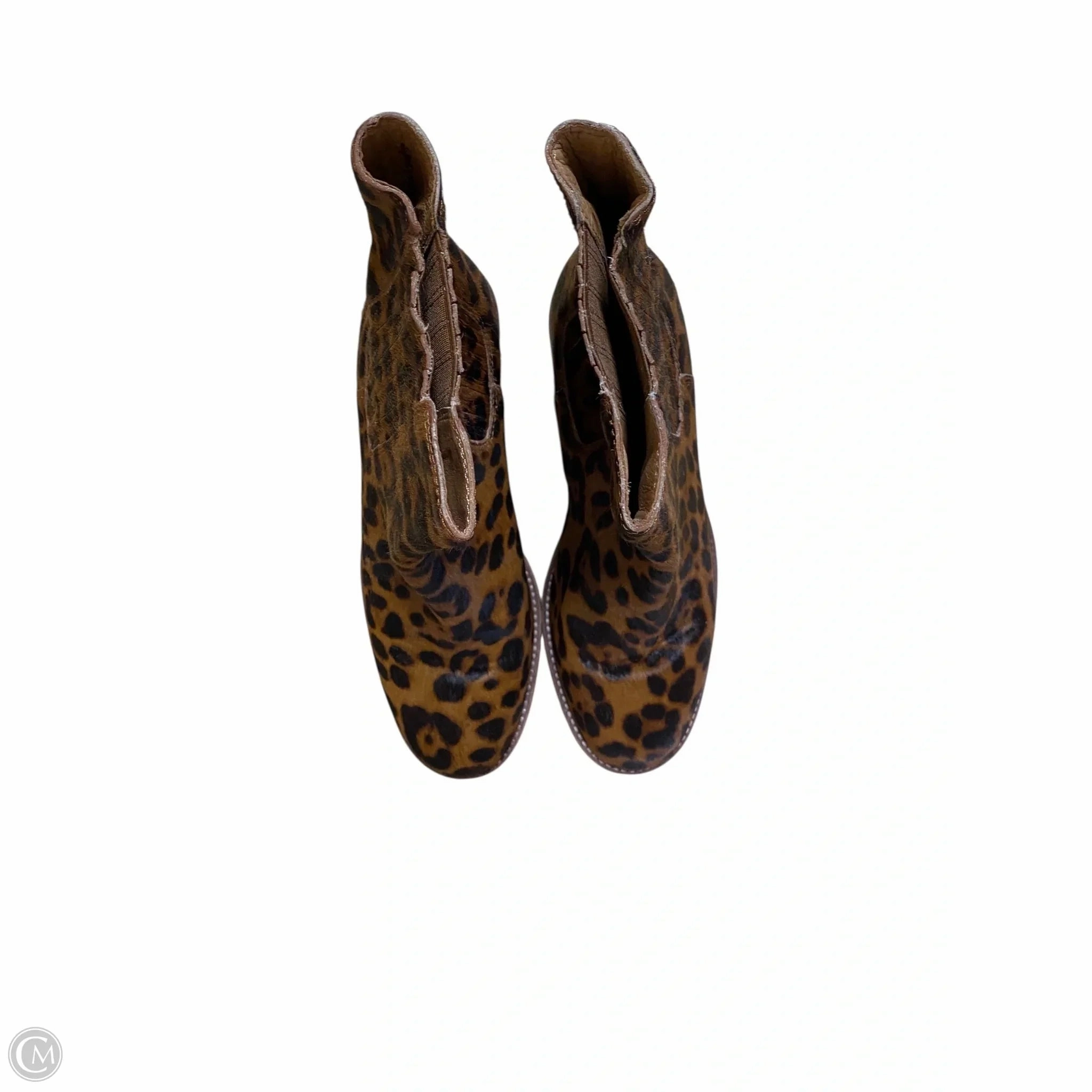 Reinforced Form Weekend Wanderer Snow Storm Boots Ankle Heels By Madewell In Animal Print, Size: 7.5