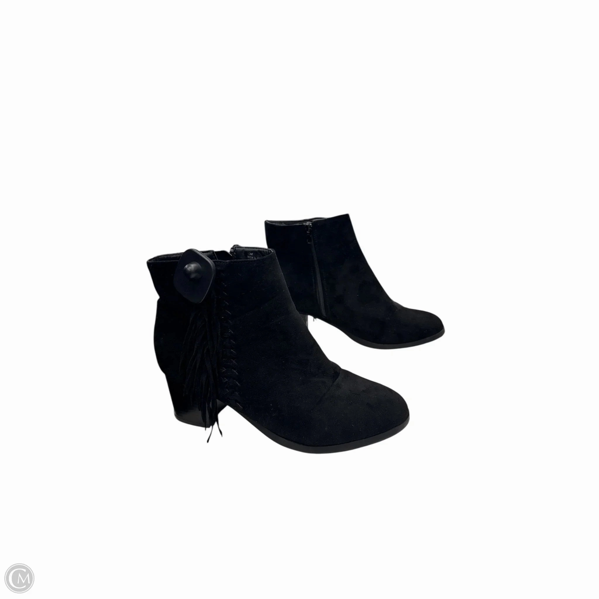 Boots Ankle Heels By Maurices In Black, Size: 10 Extreme Durability Sporty Design