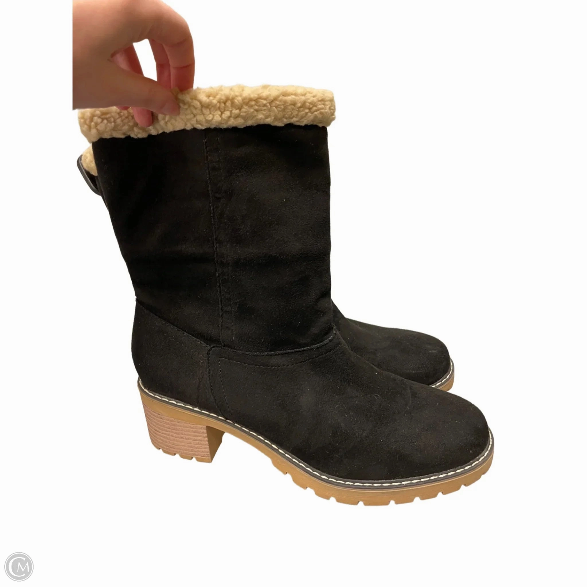 Boots Ankle Heels By Maurices In Black, Size: 11 Feather Light Rough Terrain Reinforced Form Adventure Seeker