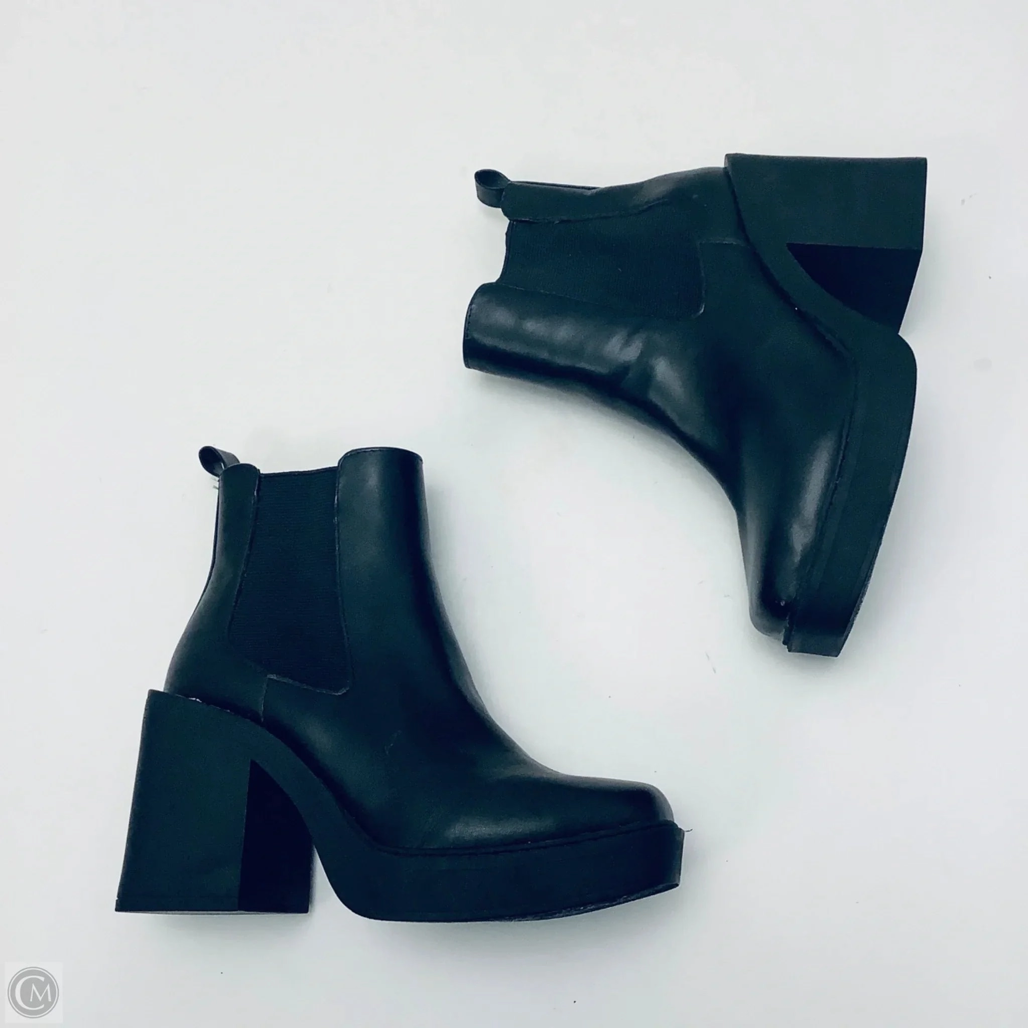 Boots Ankle Heels By Mia In Black, Size: 6.5 Secure Grip