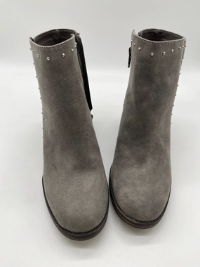 Outdoor Explore Mud Resistant Mountain Climber Boots Ankle Heels By Mia In Grey, Size: 9
