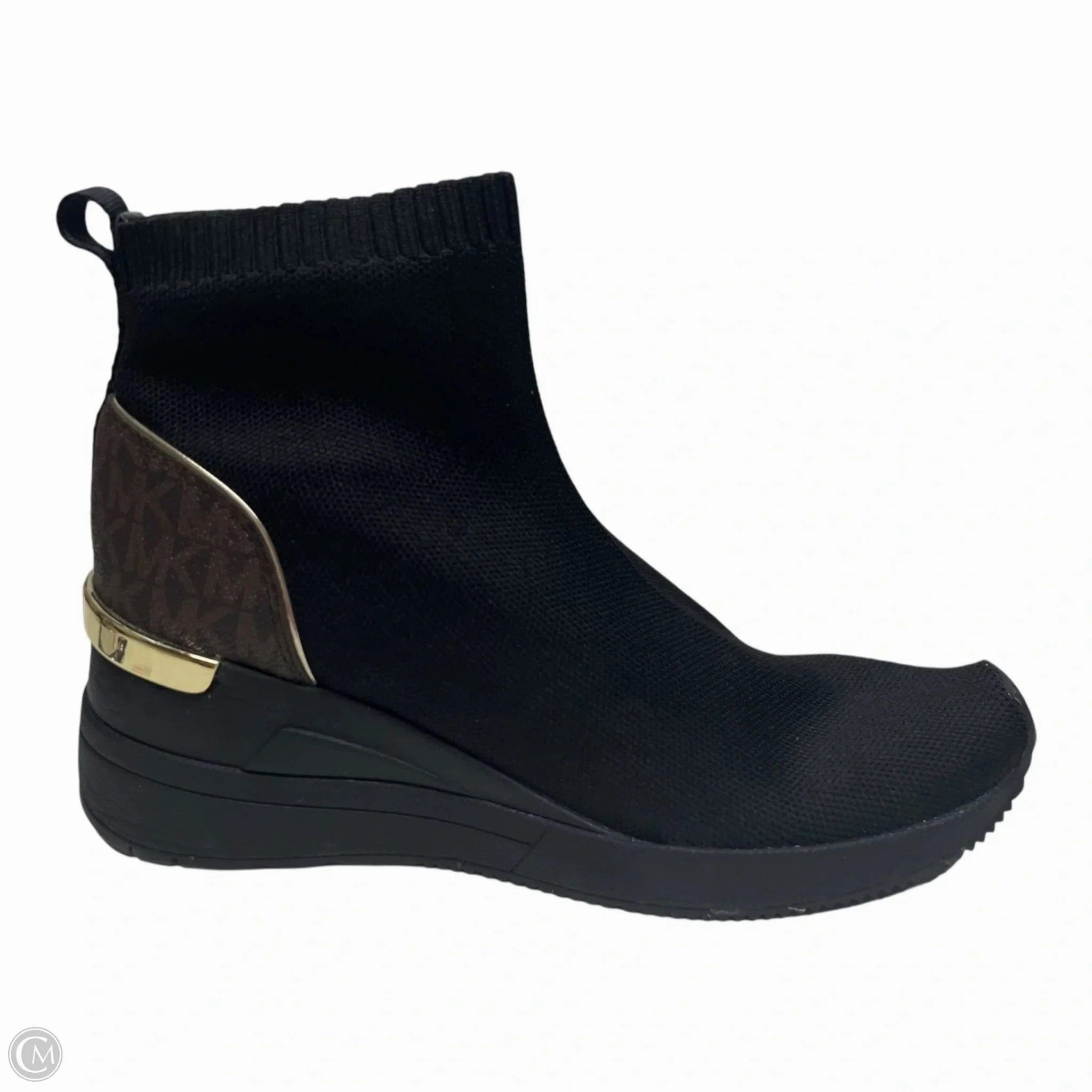 Boots Ankle Heels By Michael By Michael Kors In Black & Brown, Size: 7 Classic Comfort