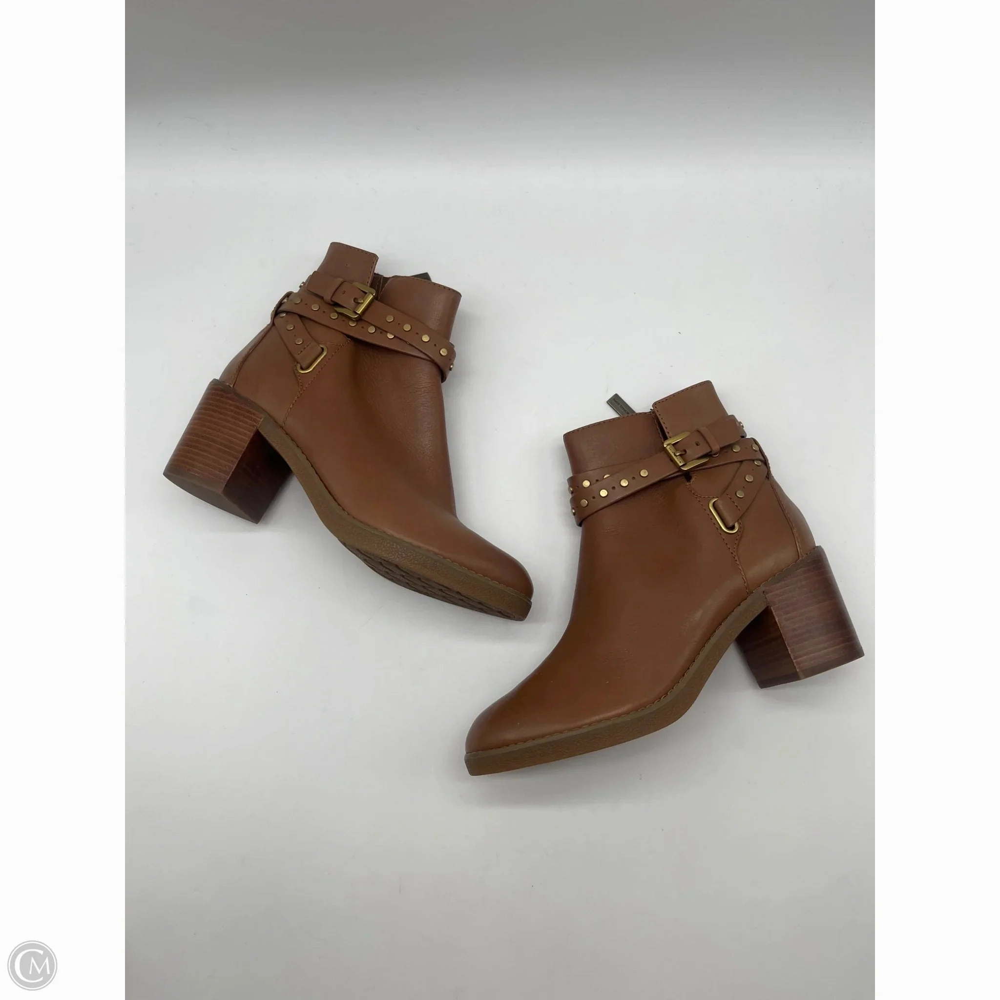 Boots Ankle Heels By Michael By Michael Kors In Brown, Size: 6 Cordura Material