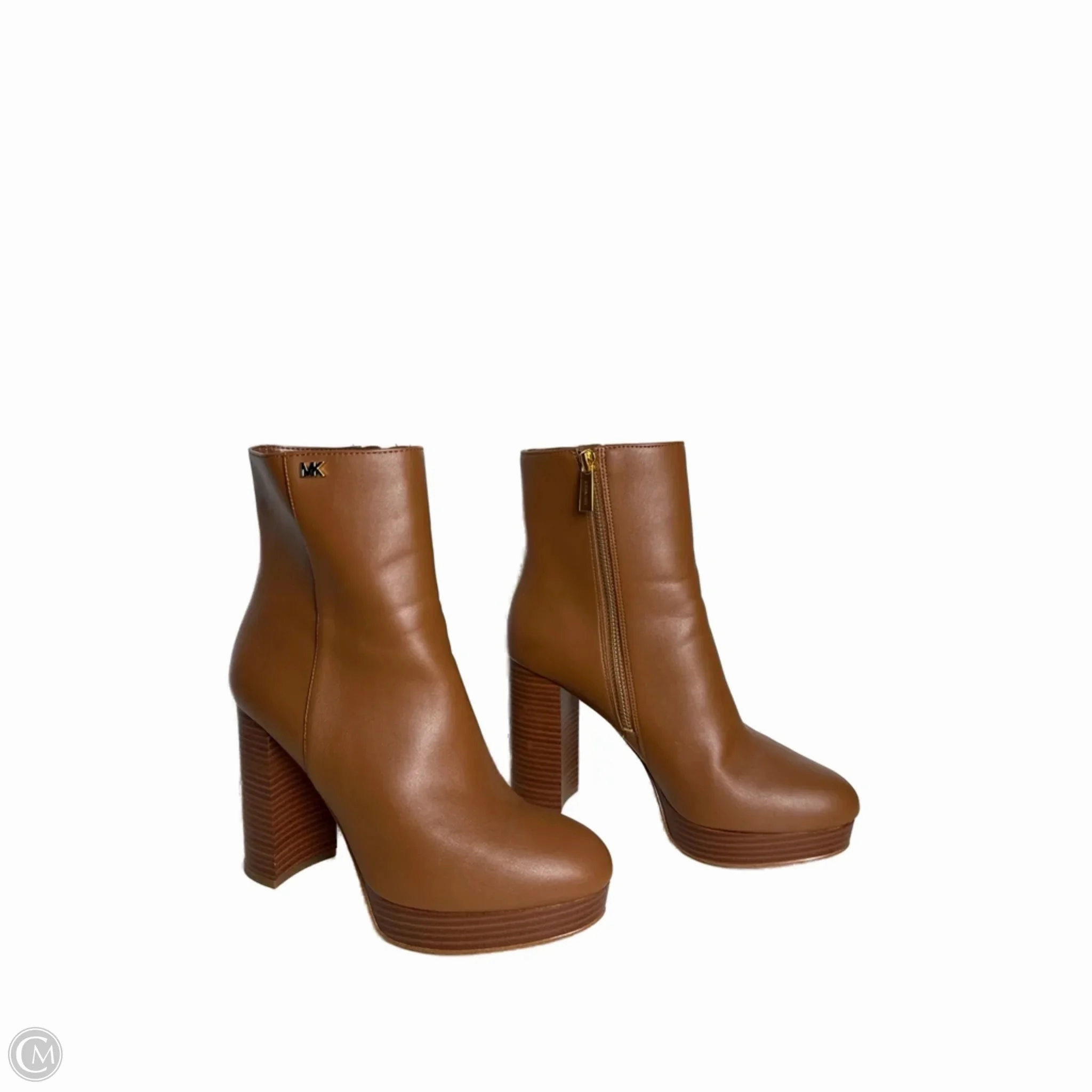 Boots Ankle Heels By Michael By Michael Kors In Brown, Size: 7 Artist dry surface