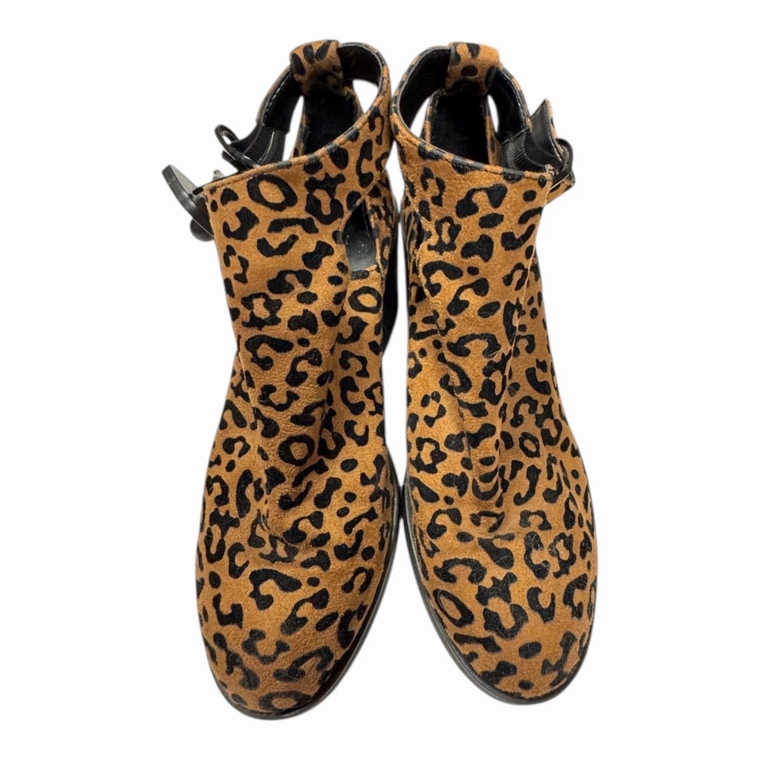 Outback Proof Rugged Protection Boots Ankle Heels By Mix No 6 In Animal Print, Size:8.5