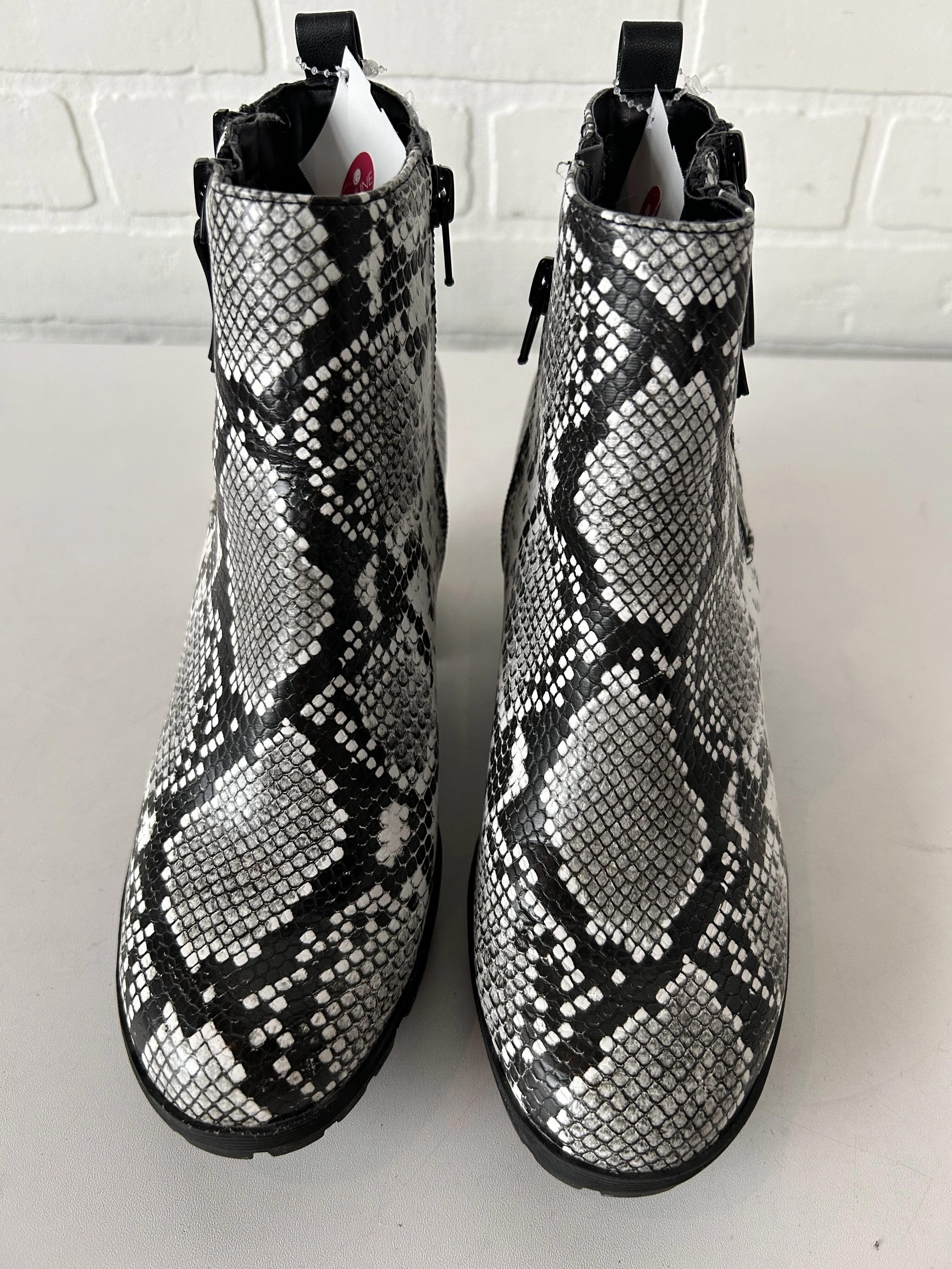 Boots Ankle Heels By Mix No 6  Size: 7.5 Waterproof Protection